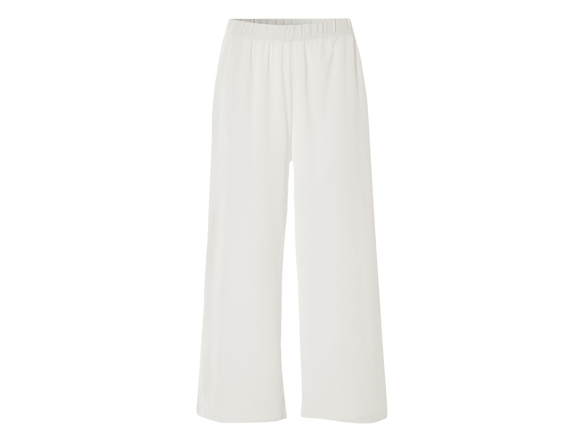 esmara® Spodnie kuloty damskie (Biały, S (36/38))