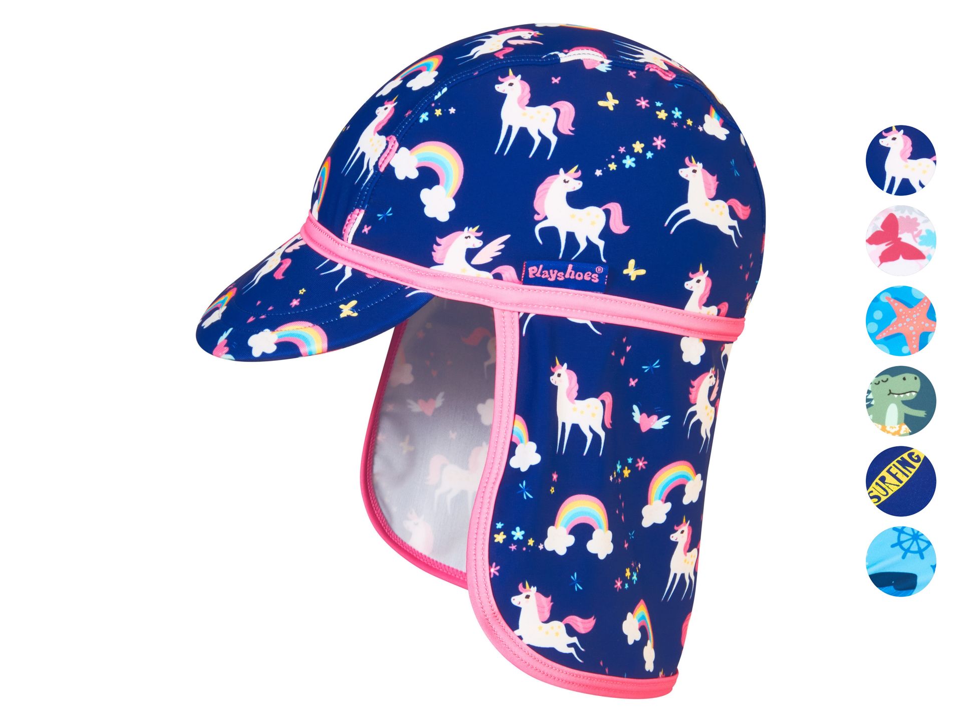 Playshoes Czapka kąpielowa dla dzieci, szybkoschnąca, ochrona UV