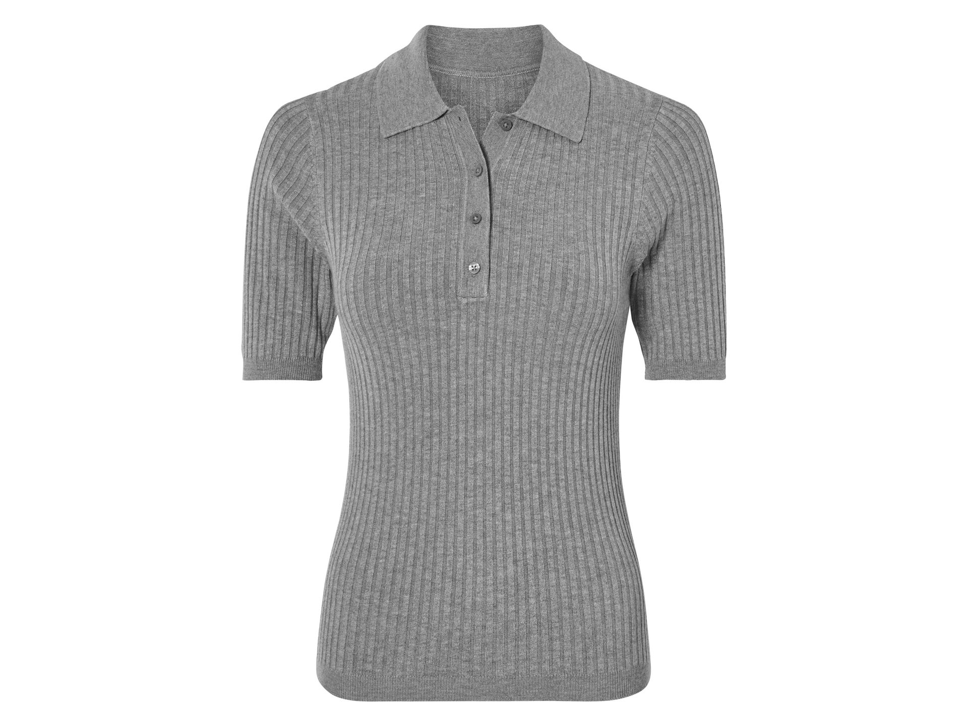 esmara® Koszulka polo damska (Szary, S(36/38))