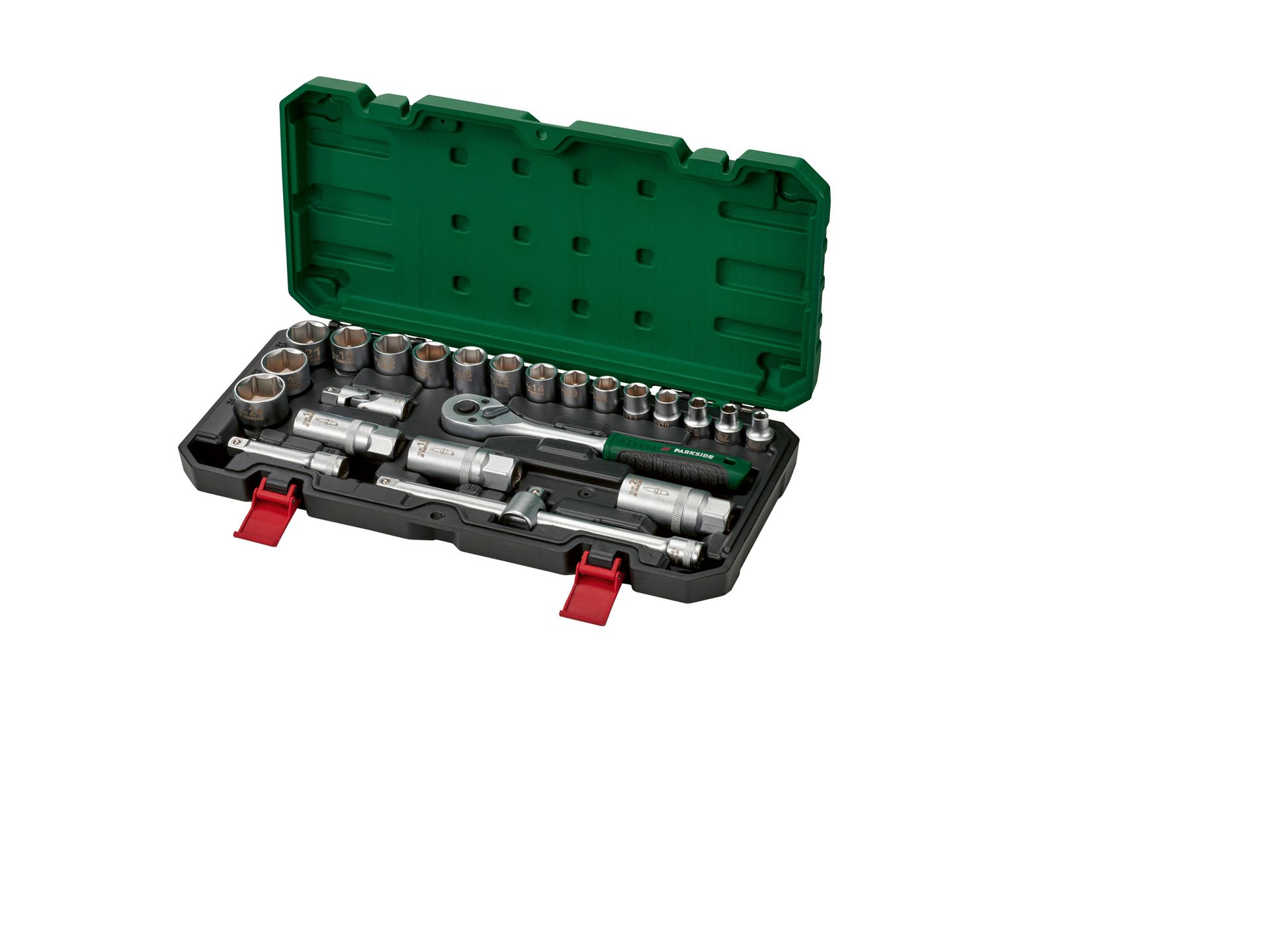 PARKSIDE® Zestaw kluczy nasadowych, 24 elementy