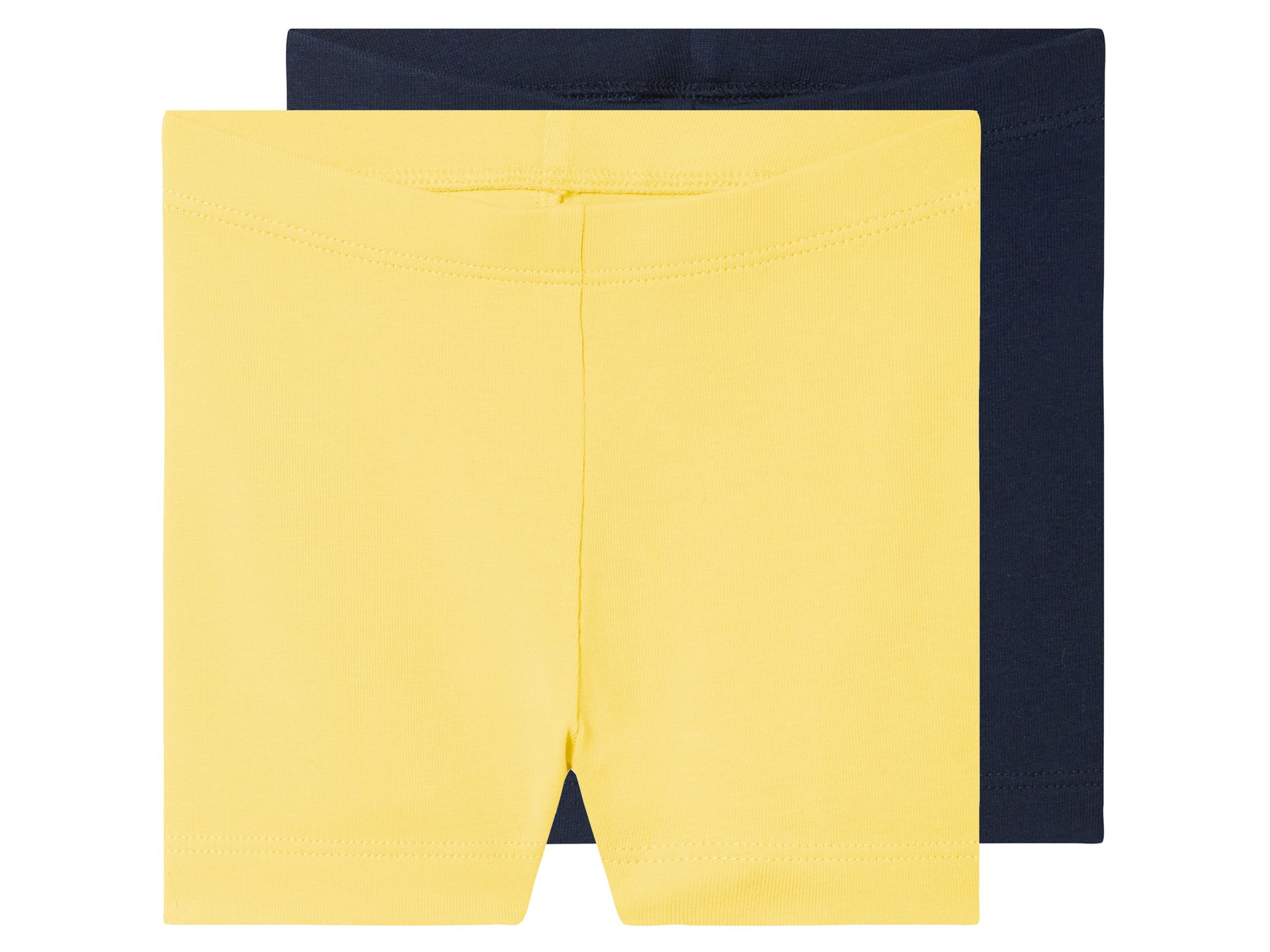 lupilu® Legginsy dla niemowląt, 2 pary (Żółty/granatowy, 50/56)