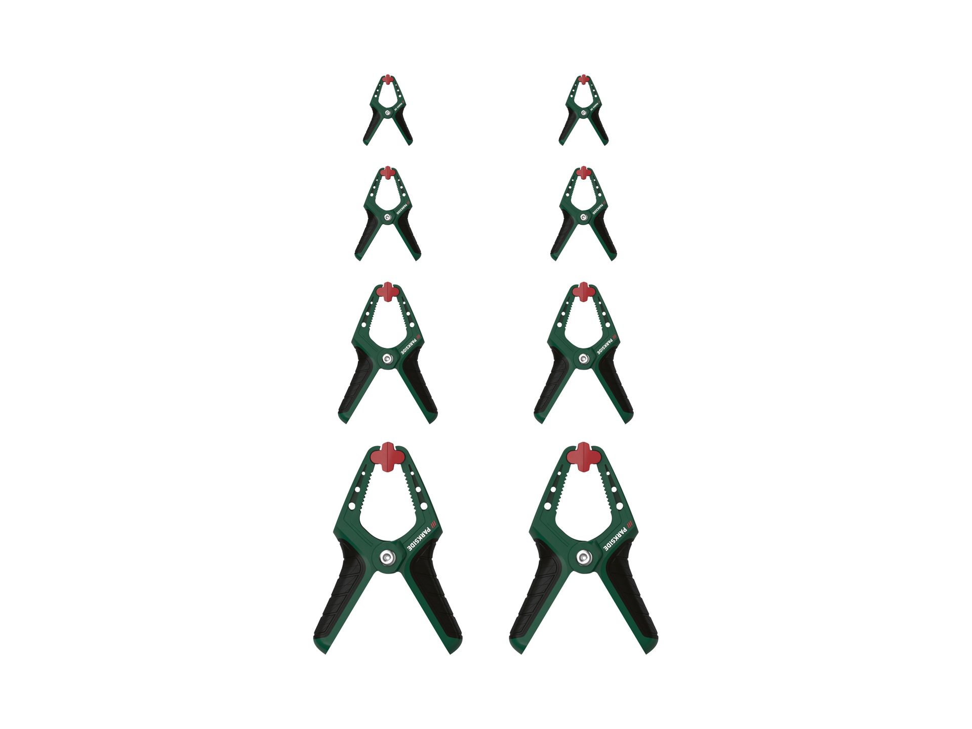 PARKSIDE® Zestaw ścisków z miękkimi szczękami (8 sztuk)