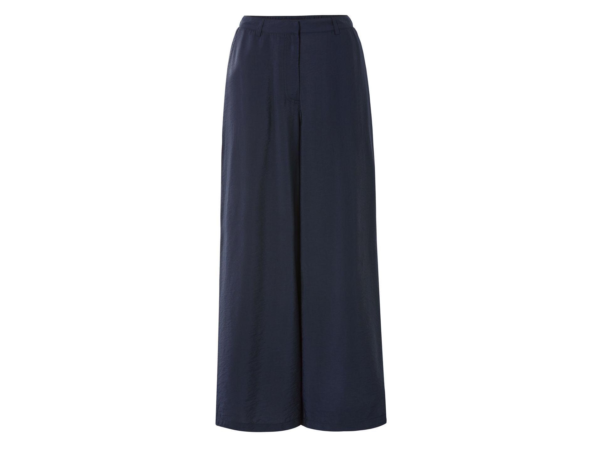 esmara® Spodnie damskie wide leg (Granatowy, 44)