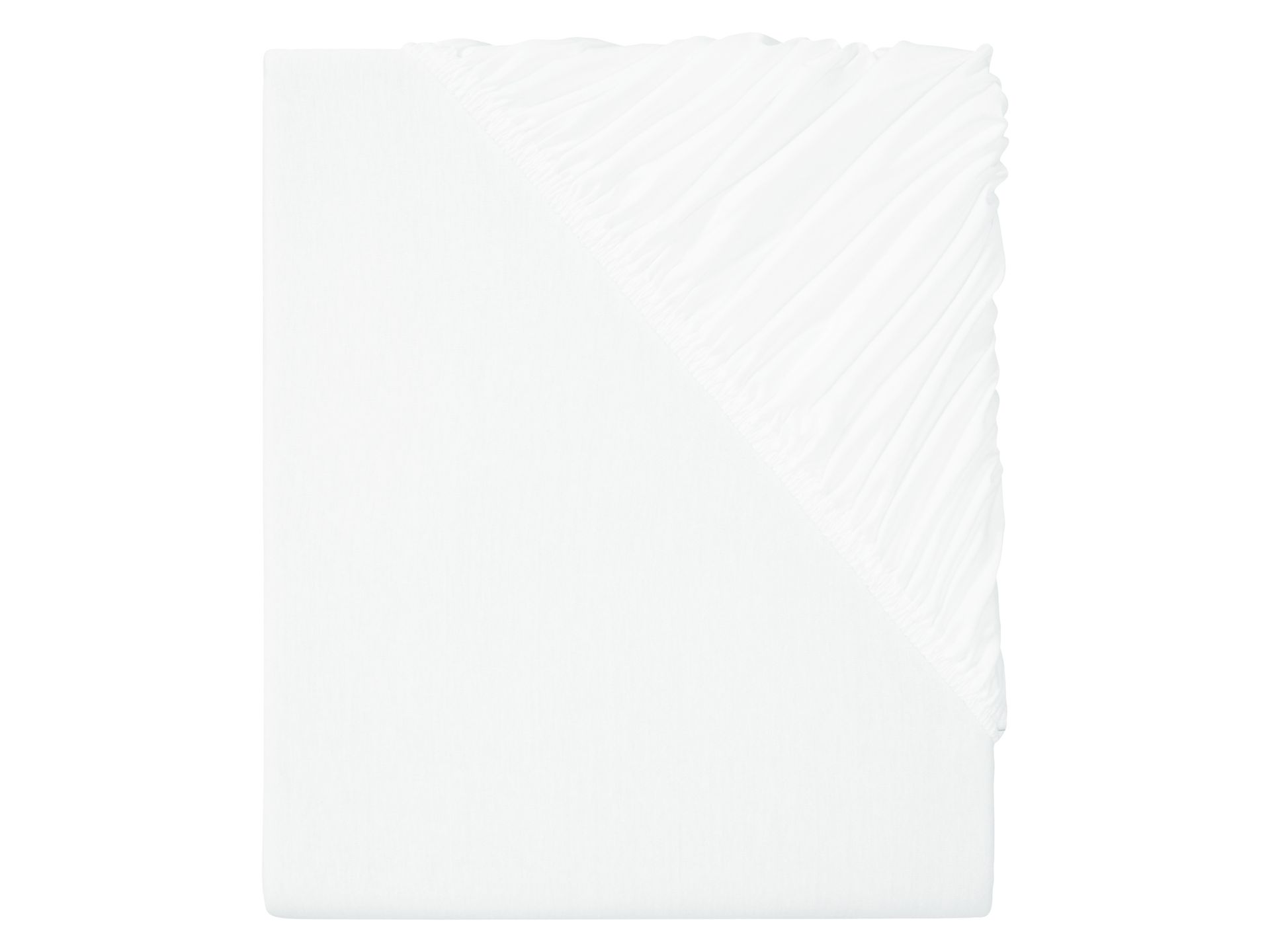 LIVARNO home Prześcieradło z dżerseju i modalu, 140-160 x 200 cm (Biały)