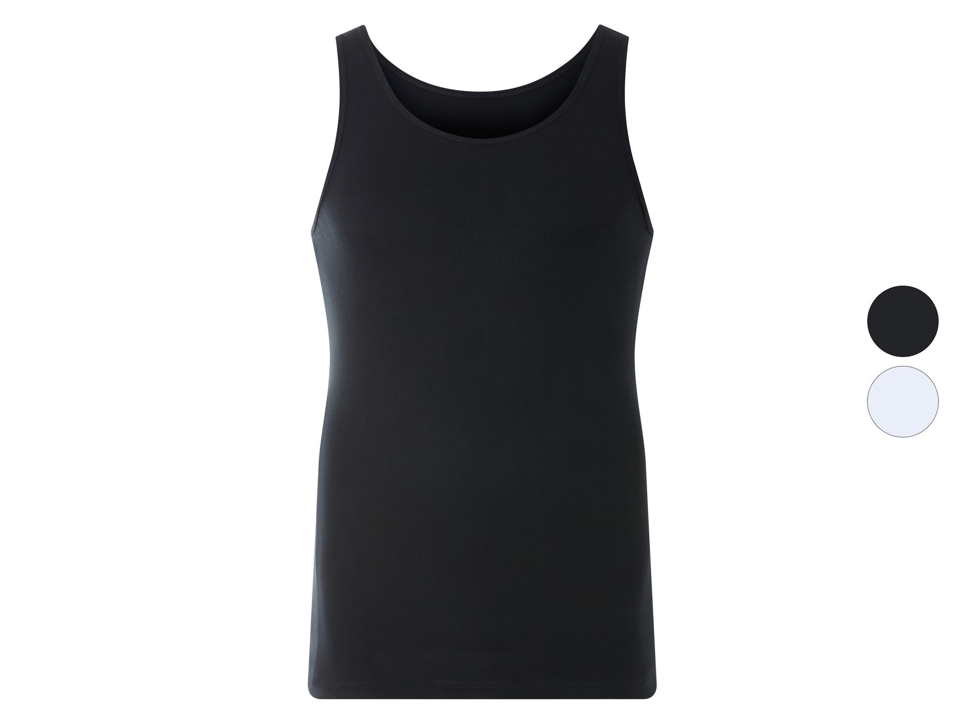 LIVERGY® Podkoszulki męskie z bawełny, 3 sztuki