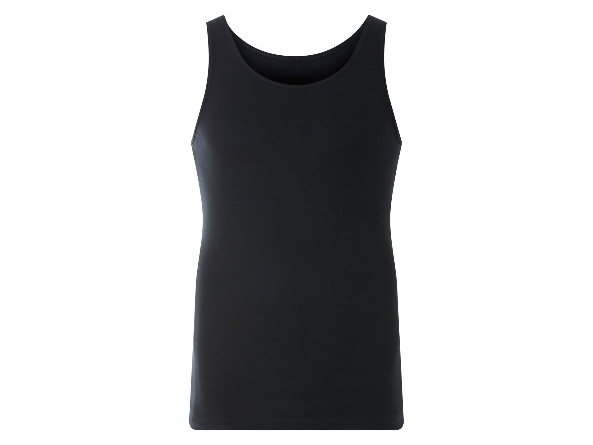 LIVERGY® Podkoszulki męskie z bawełny, 3 sztuki (Czarny, 8/XXL)