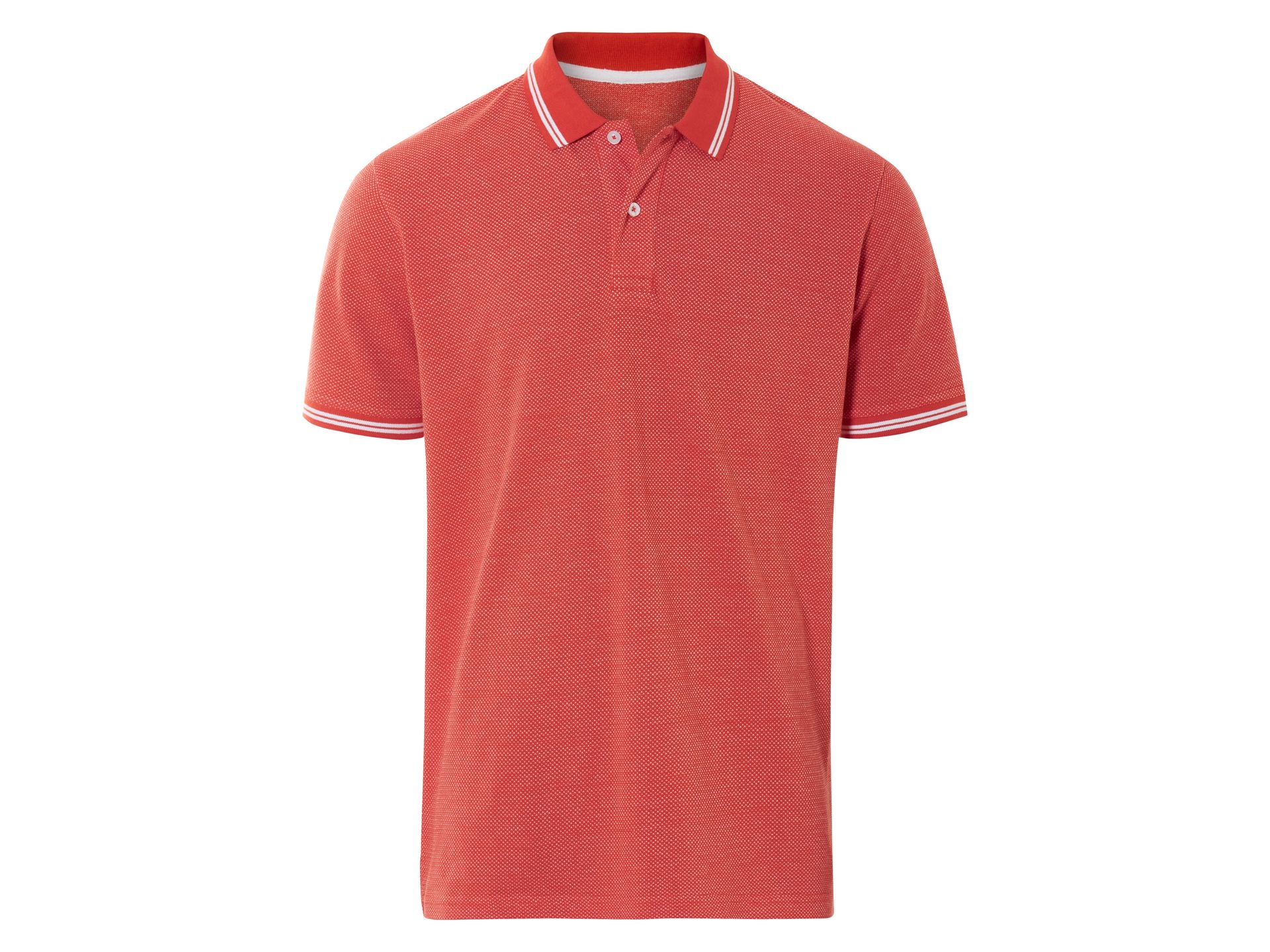 LIVERGY® Koszulka polo męska z bawełną (Pomarańczowy, S (44/46))
