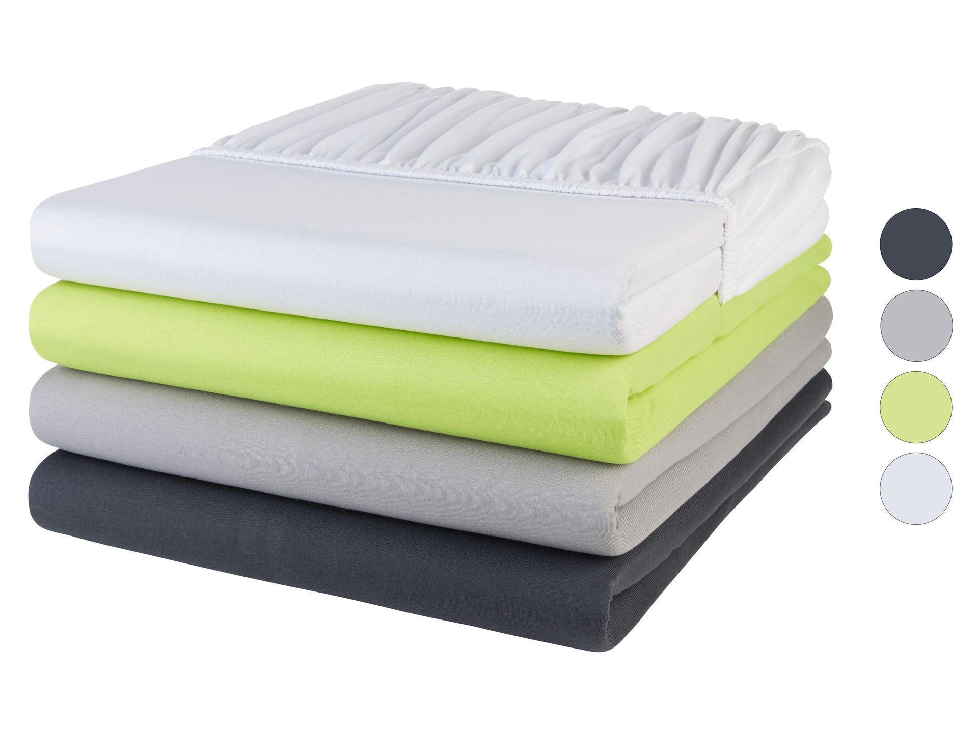 LIVARNO home Prześcieradło dżersejowe z gumką, 180-200 x 200