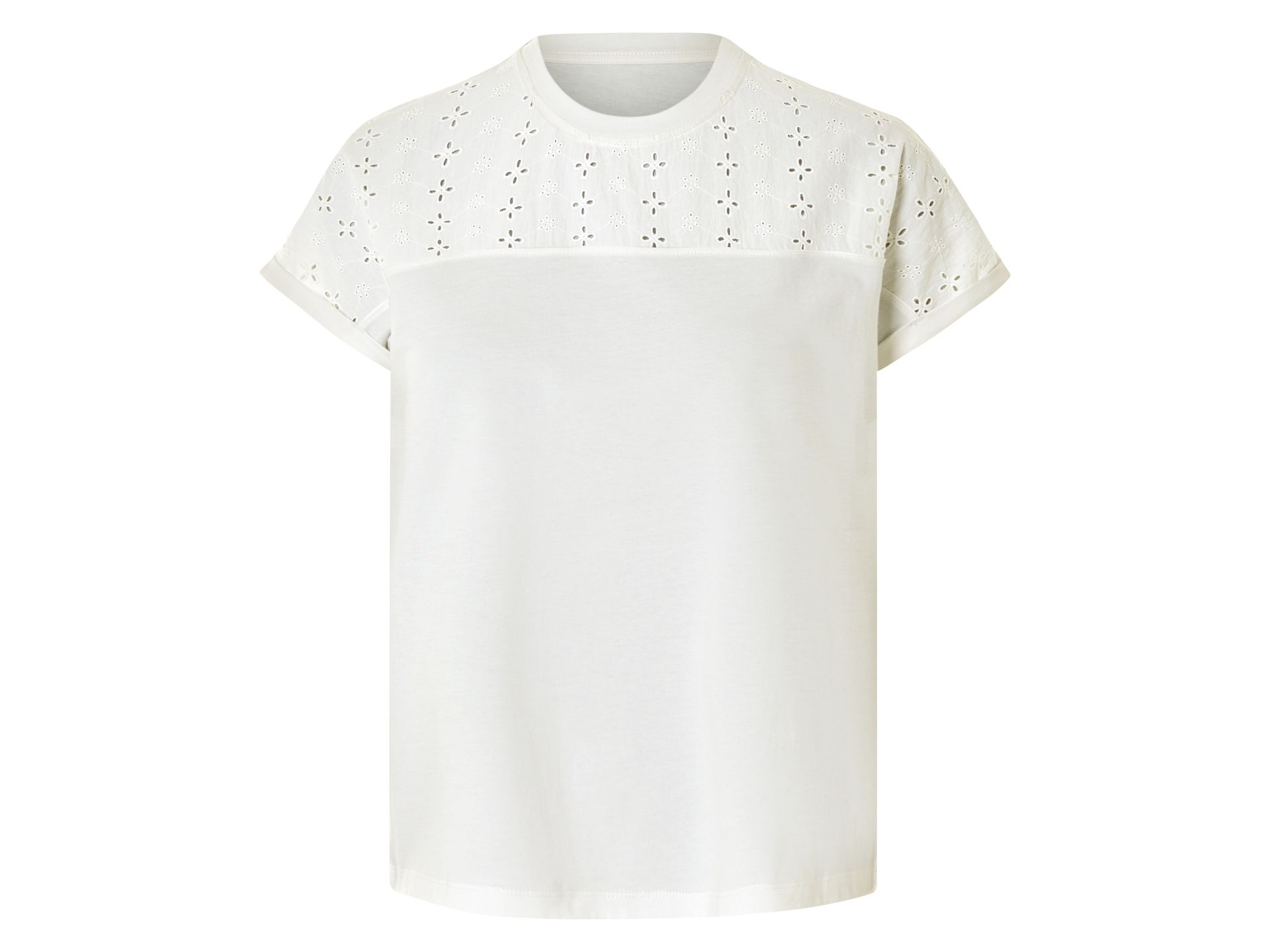 esmara® T-shirt damski (Biały, S(36/38))