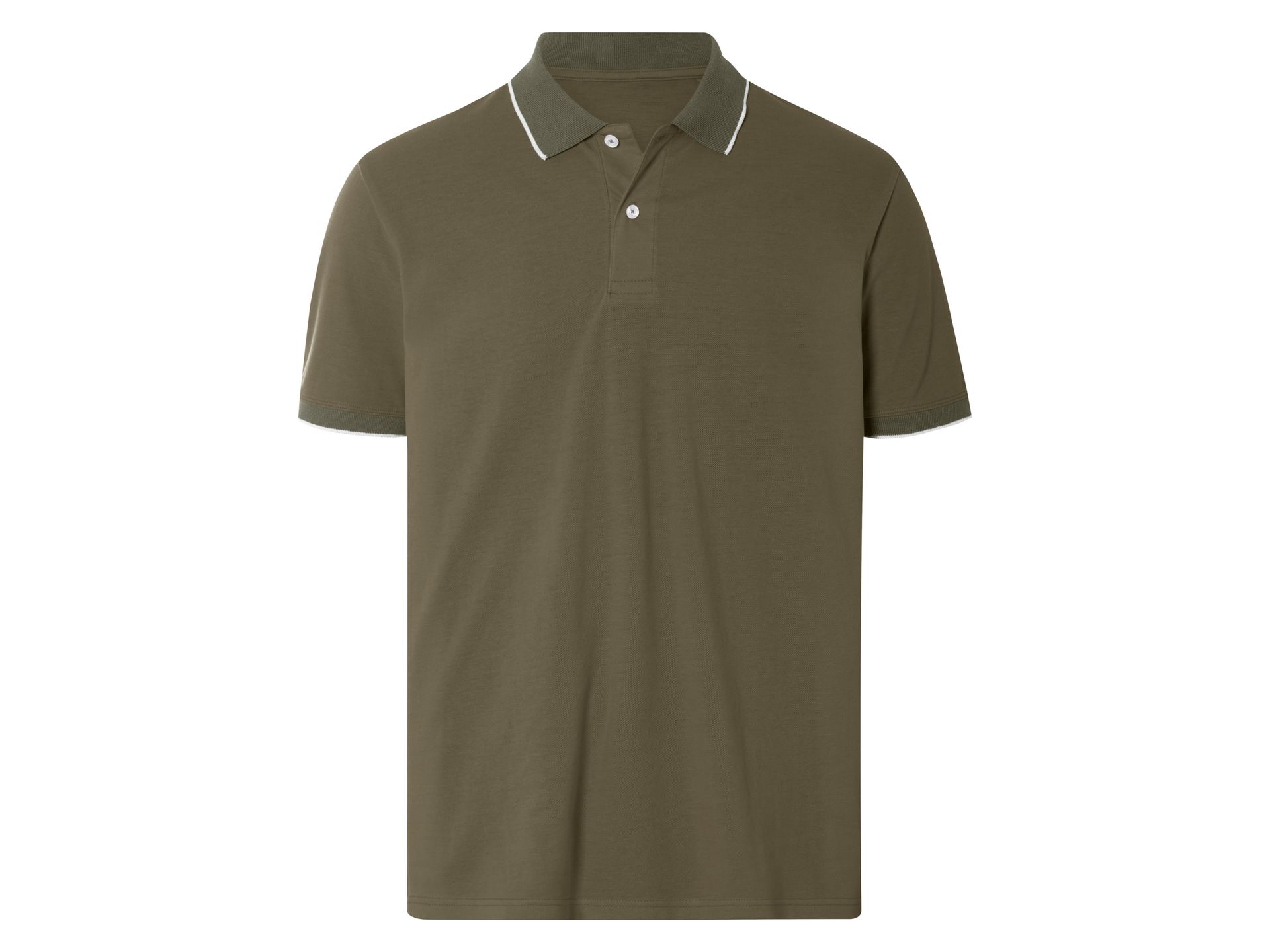 esmara Men Koszulka polo męska, pikowana (Zielony, M (48/50))