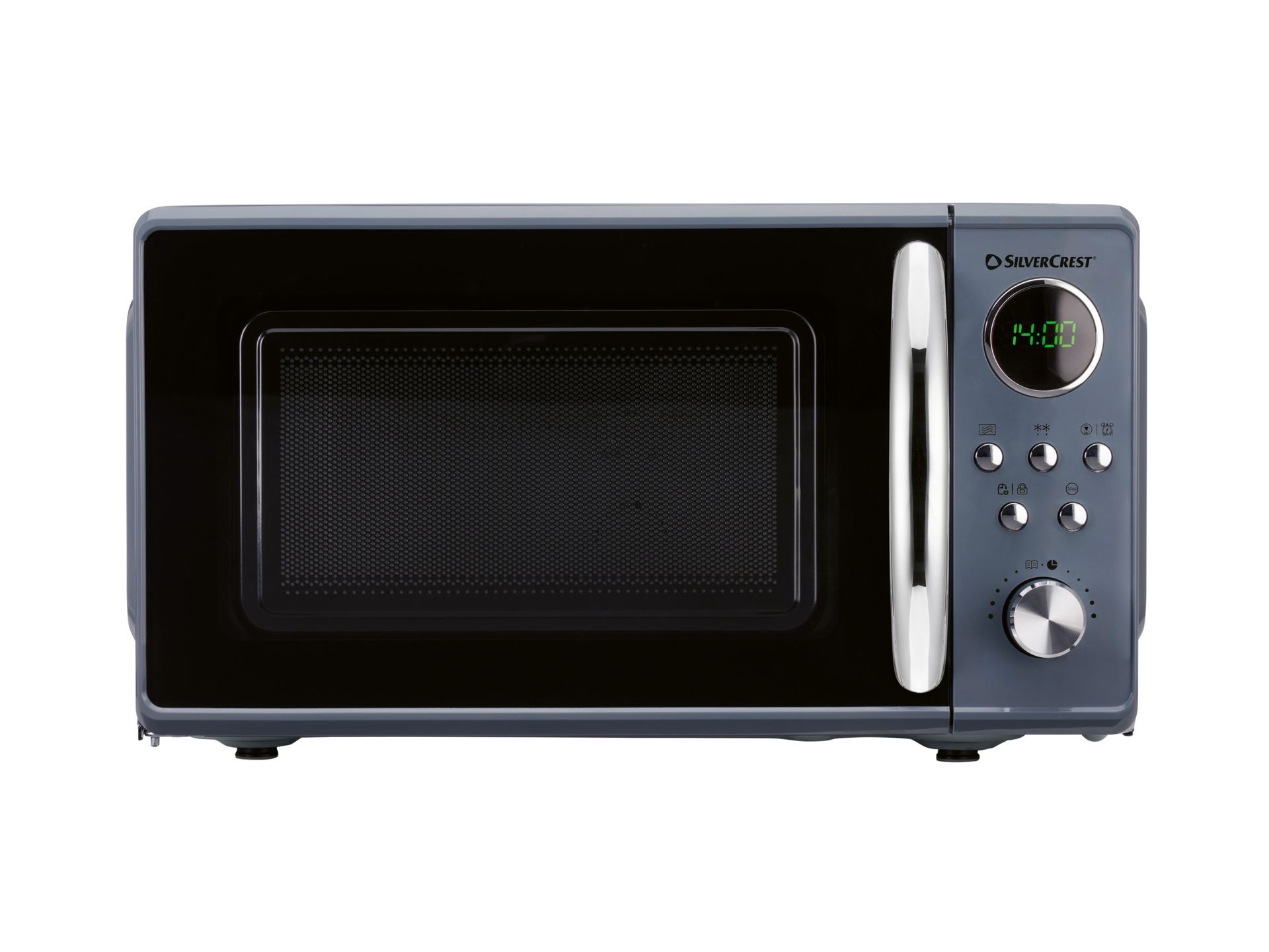 SILVERCREST Kuchenka mikrofalowa retro 700 W SMWC 700 D1 antracytowa