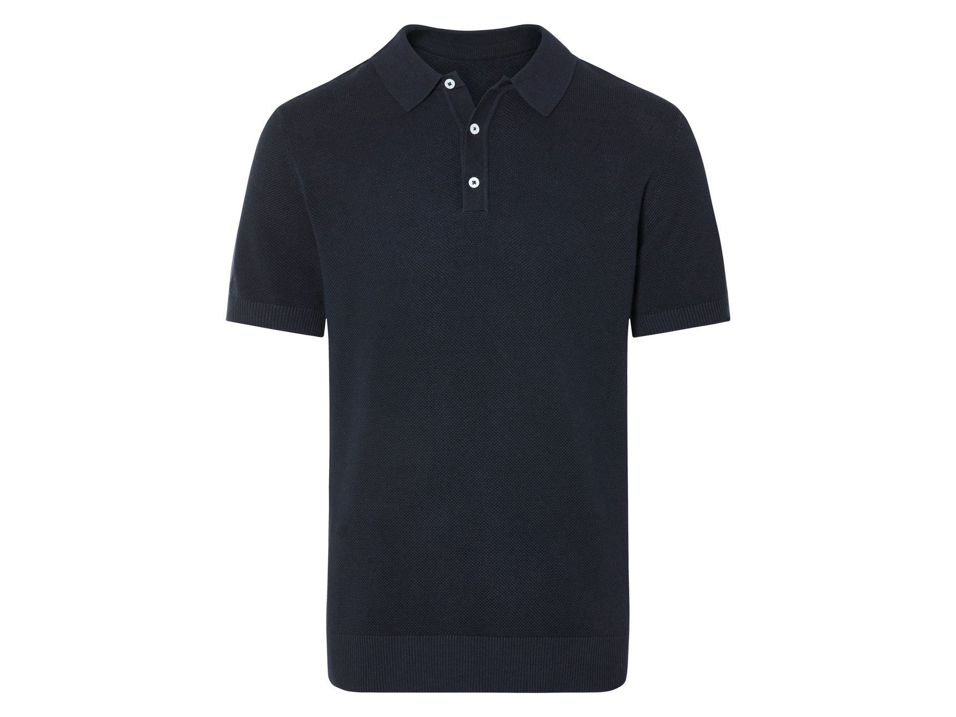 esmara Men Koszulka polo premium męska z bawełny (Granatowy, S (44/46))