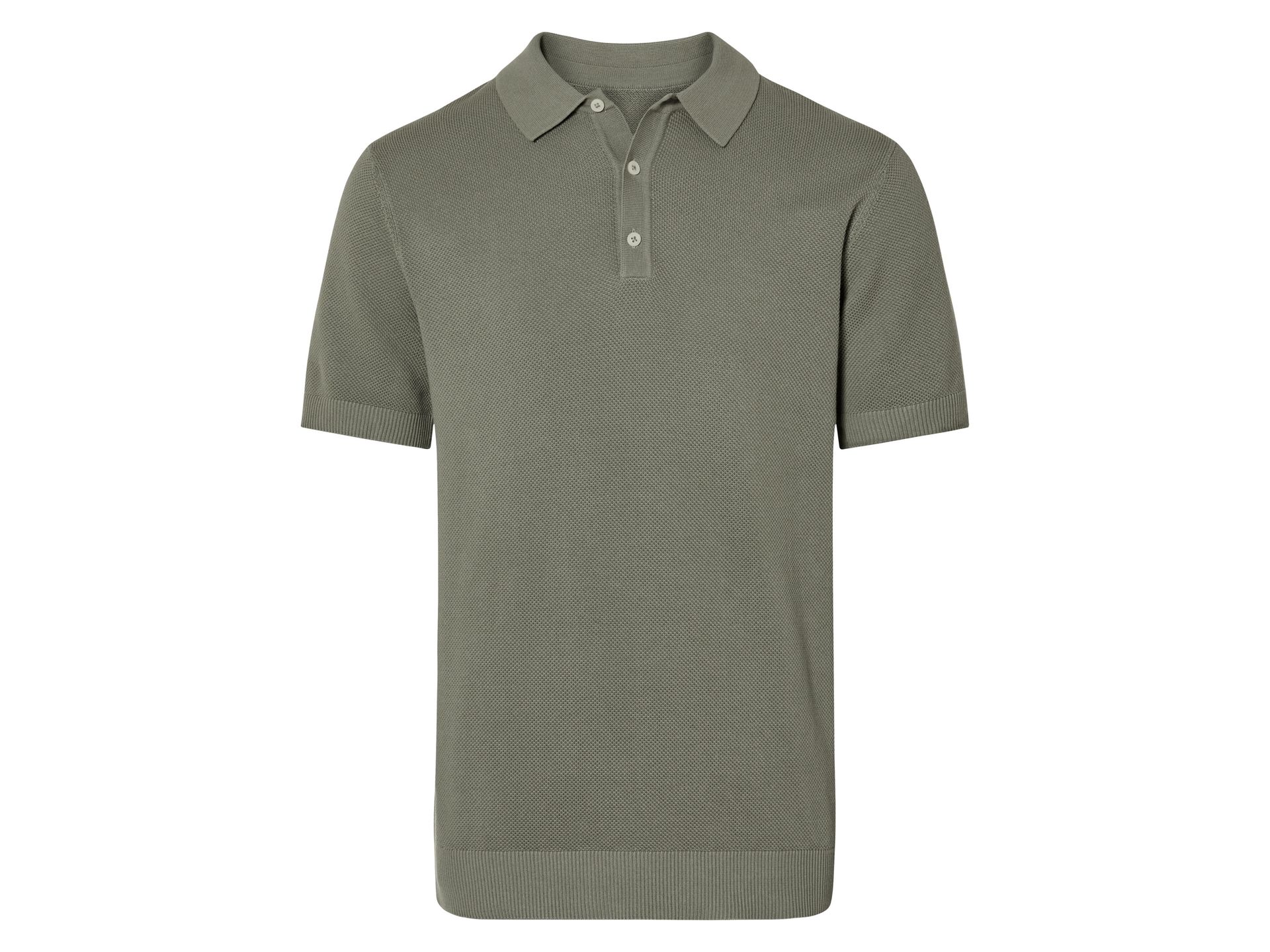 esmara Men Koszulka polo premium męska z bawełny (Khaki, S (44/46))