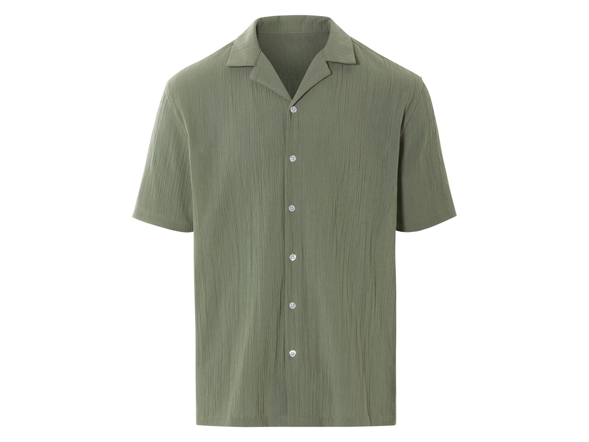 LIVERGY® Koszula męska z krótkim rękawem (Khaki, L (41/42))