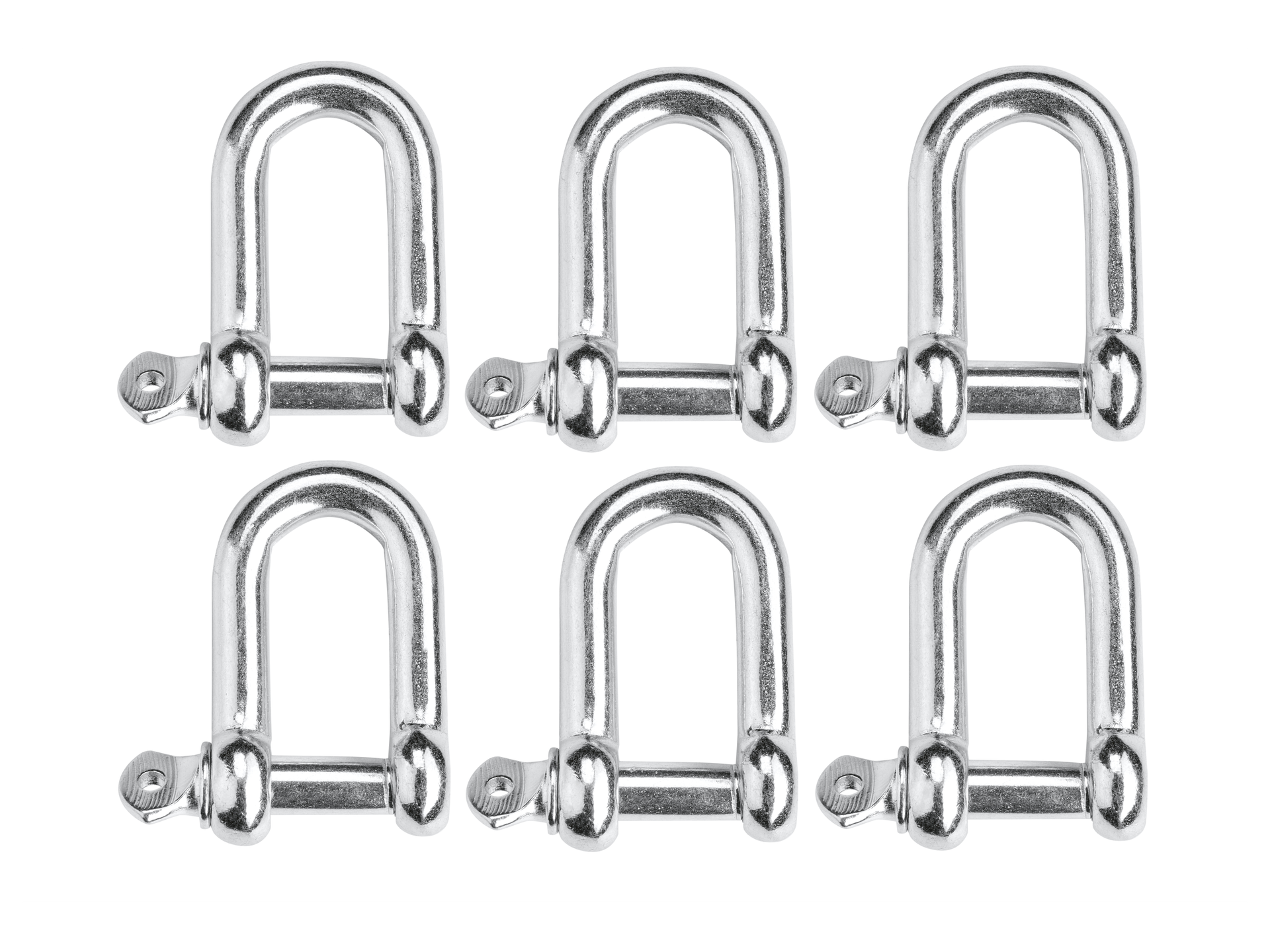 PARKSIDE® Karabińczyki lub szekli (Szekle, 6 sztuk)