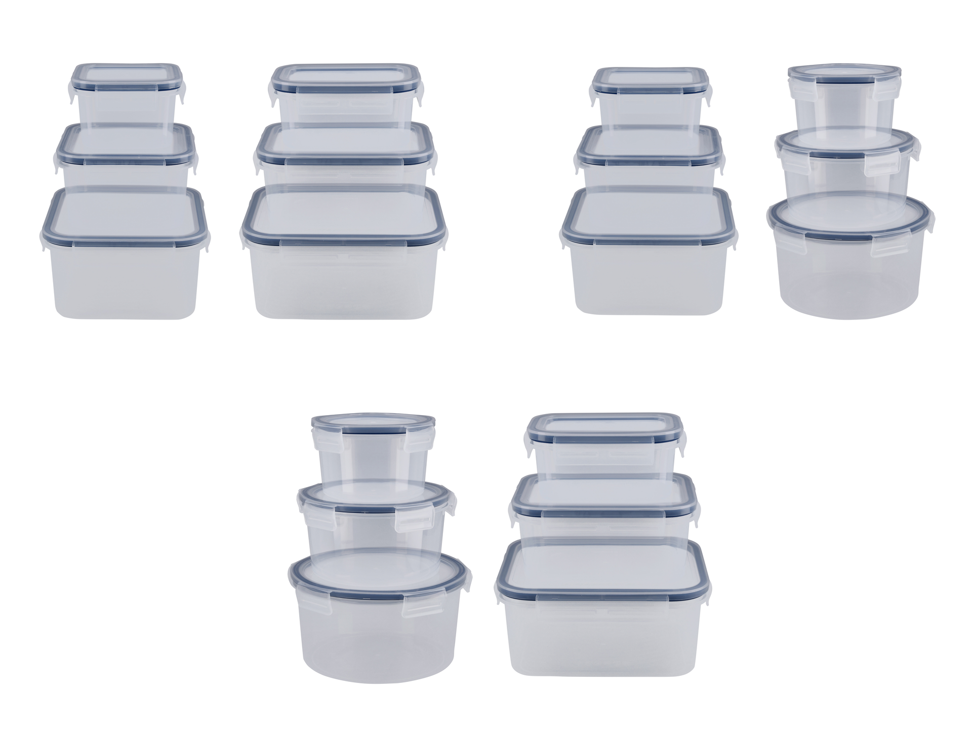 SILVERCREST® Zestaw 6 pojemników do przechowywania żywności