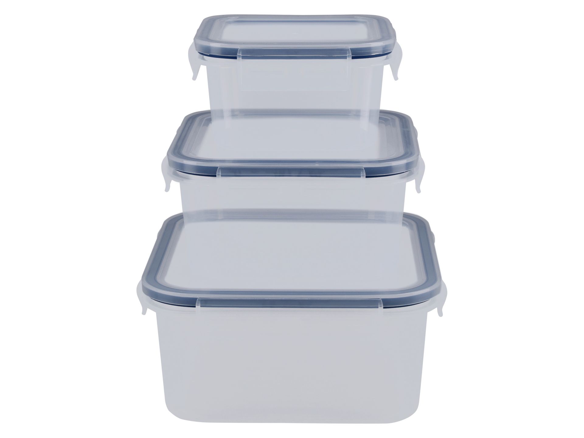 SILVERCREST® Zestaw 6 pojemników do przechowywania żywności (Kwadratowe i Okrągłe)