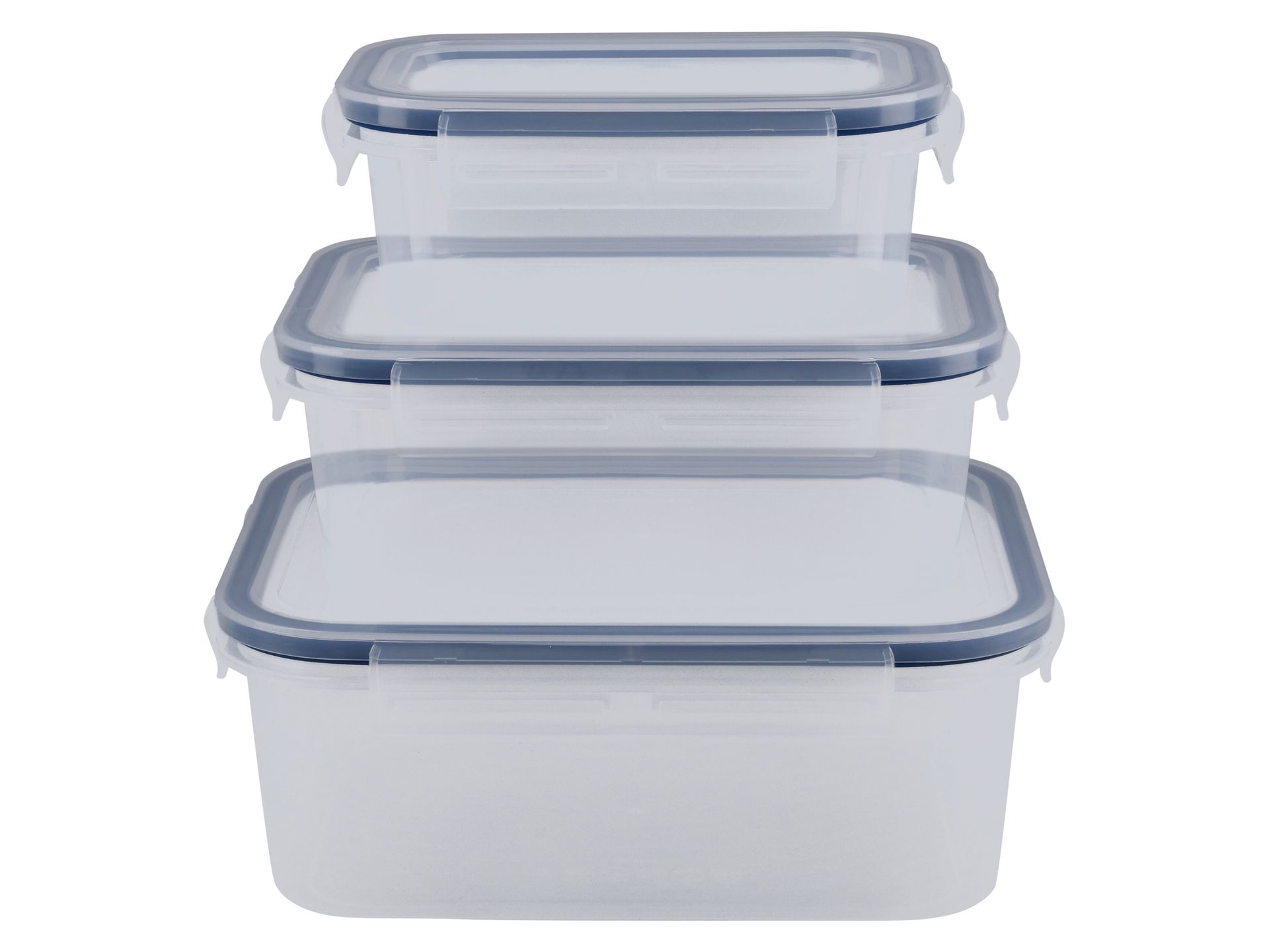 SILVERCREST® Zestaw 6 pojemników do przechowywania żywności (Prostokątne i Okrągłe)