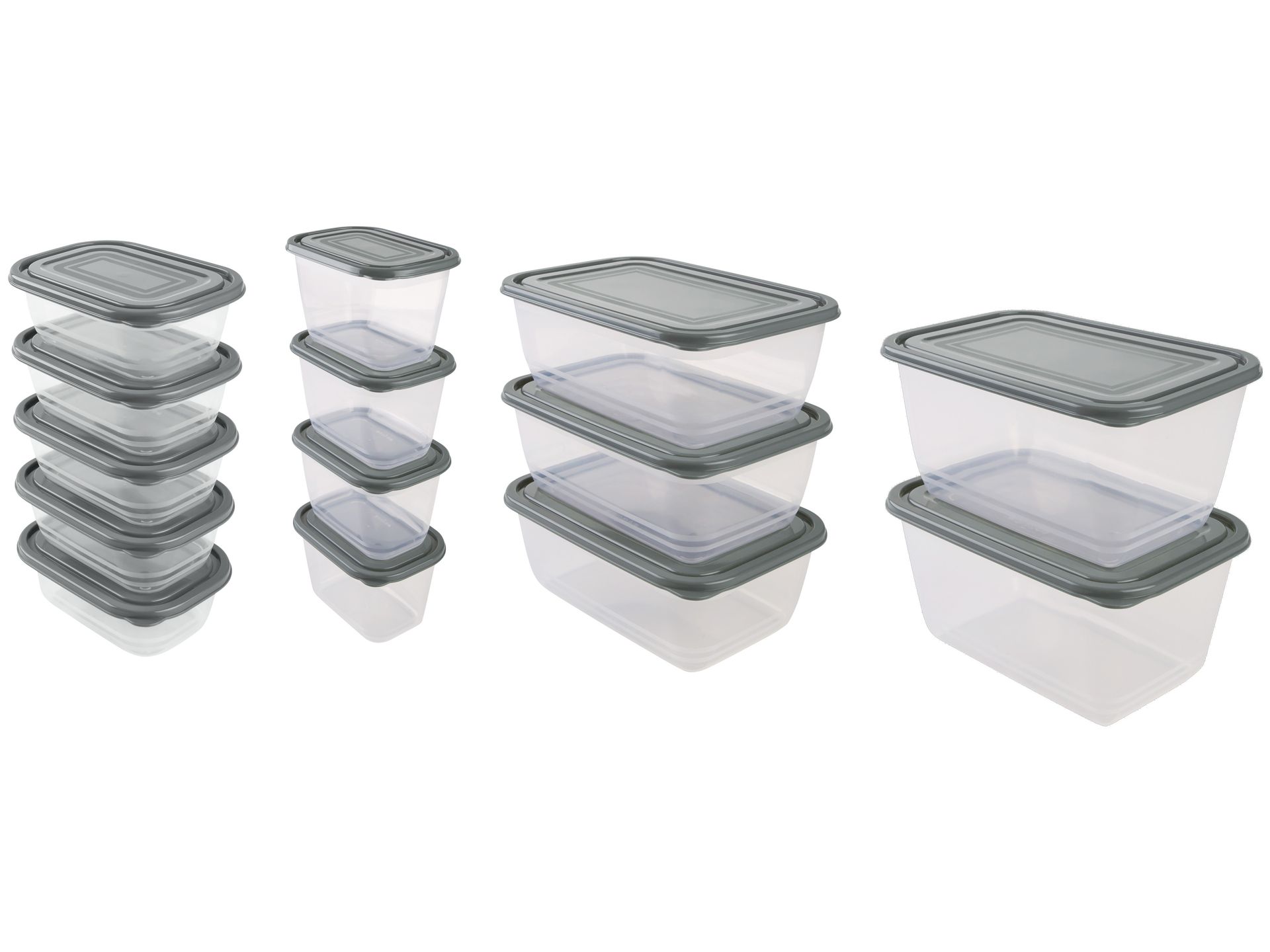 SILVERCREST® Zestaw 2, 3, 4 lub 5 pojemników do przechowywania żywności