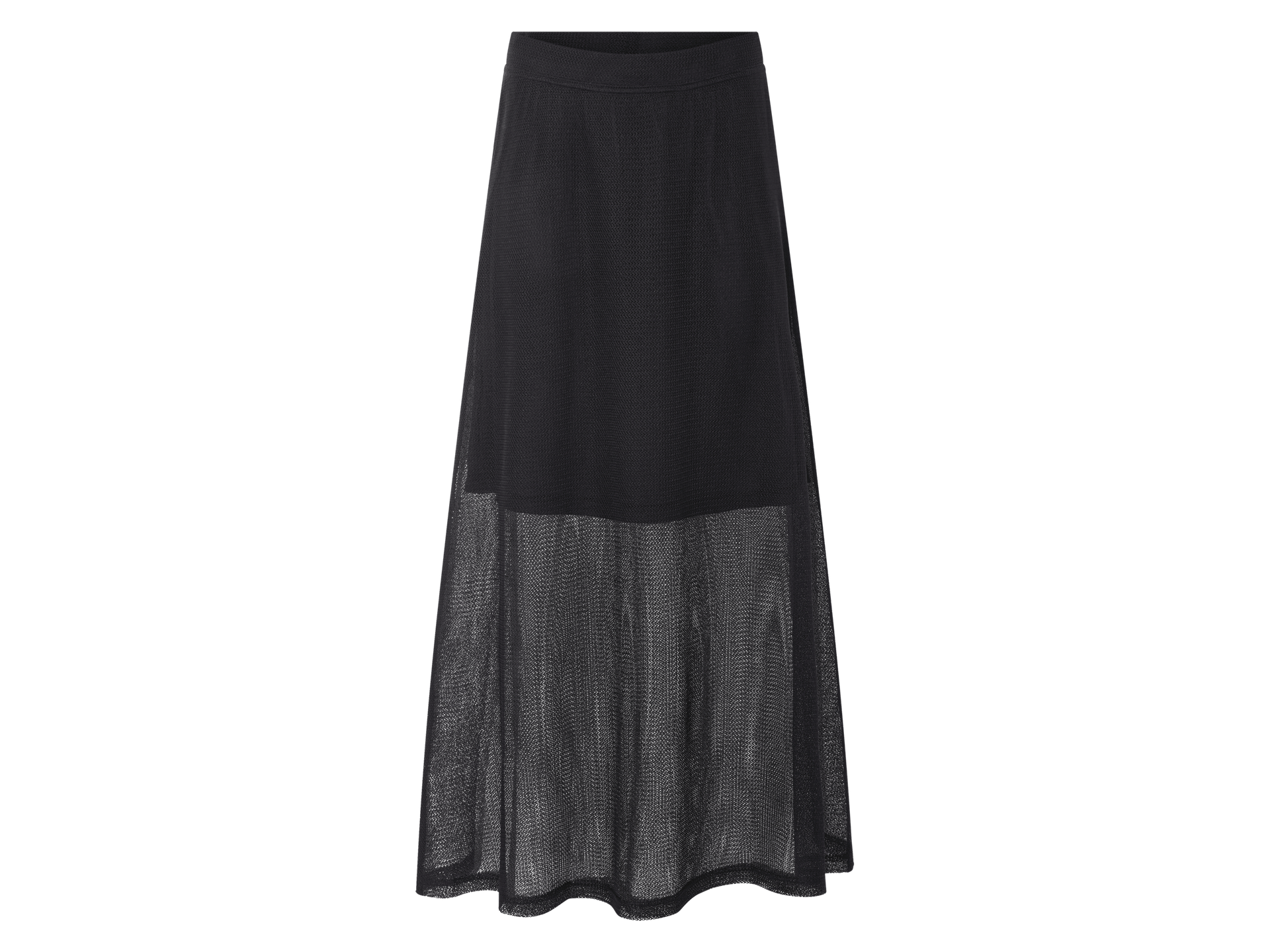 esmara® Spódnica maxi damska (Czarny, XS (32/34))