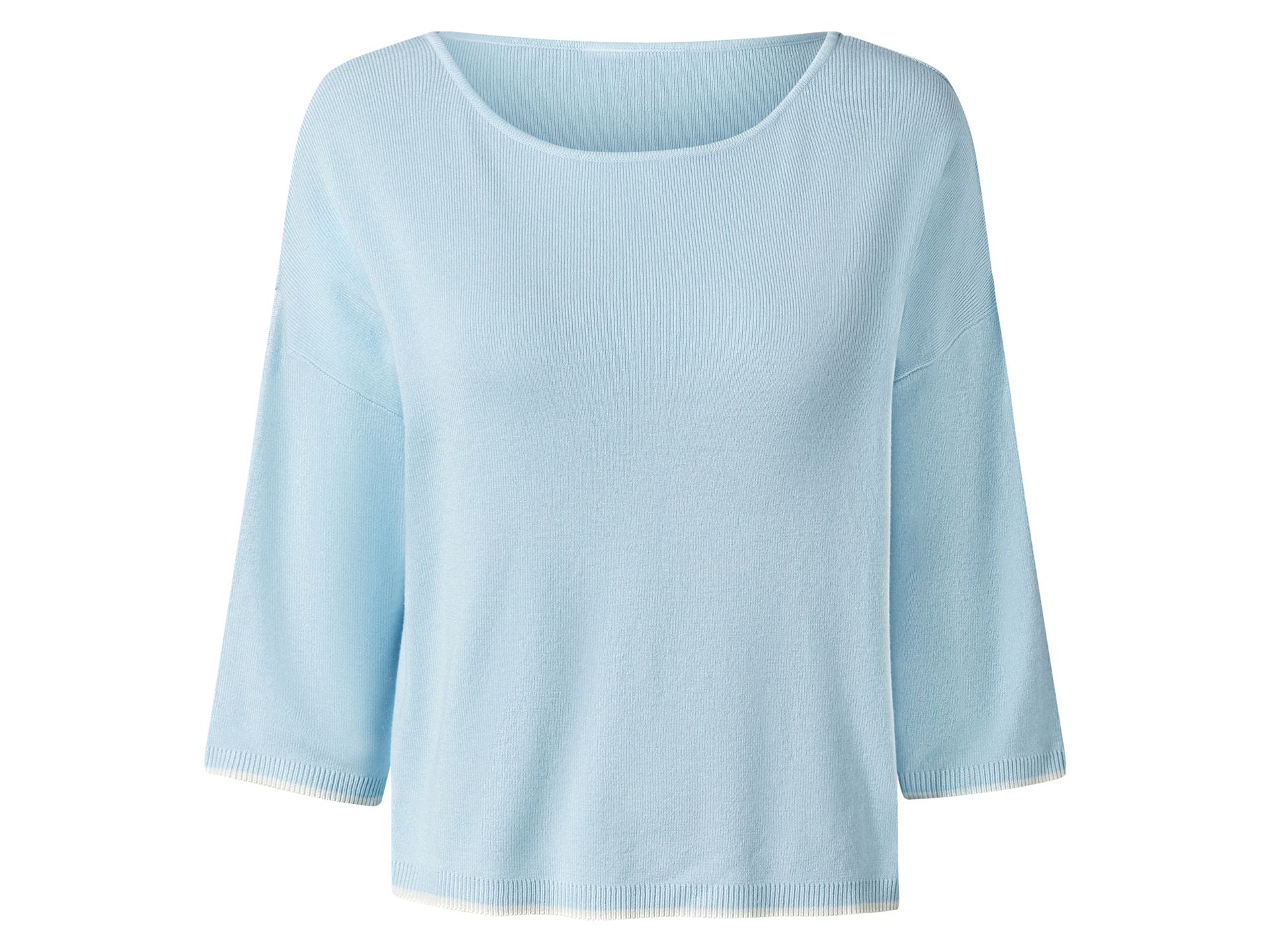 esmara® Sweter damski z wiskozą (Niebieski, S(36/38))