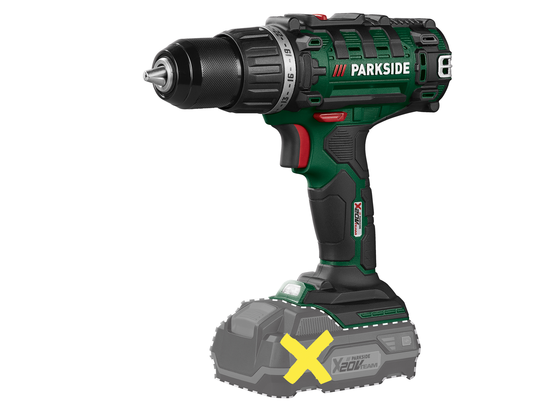PARKSIDE® Akumulatorowa wiertarko-wkrętarka 20 V, PBSA 20-Li I9