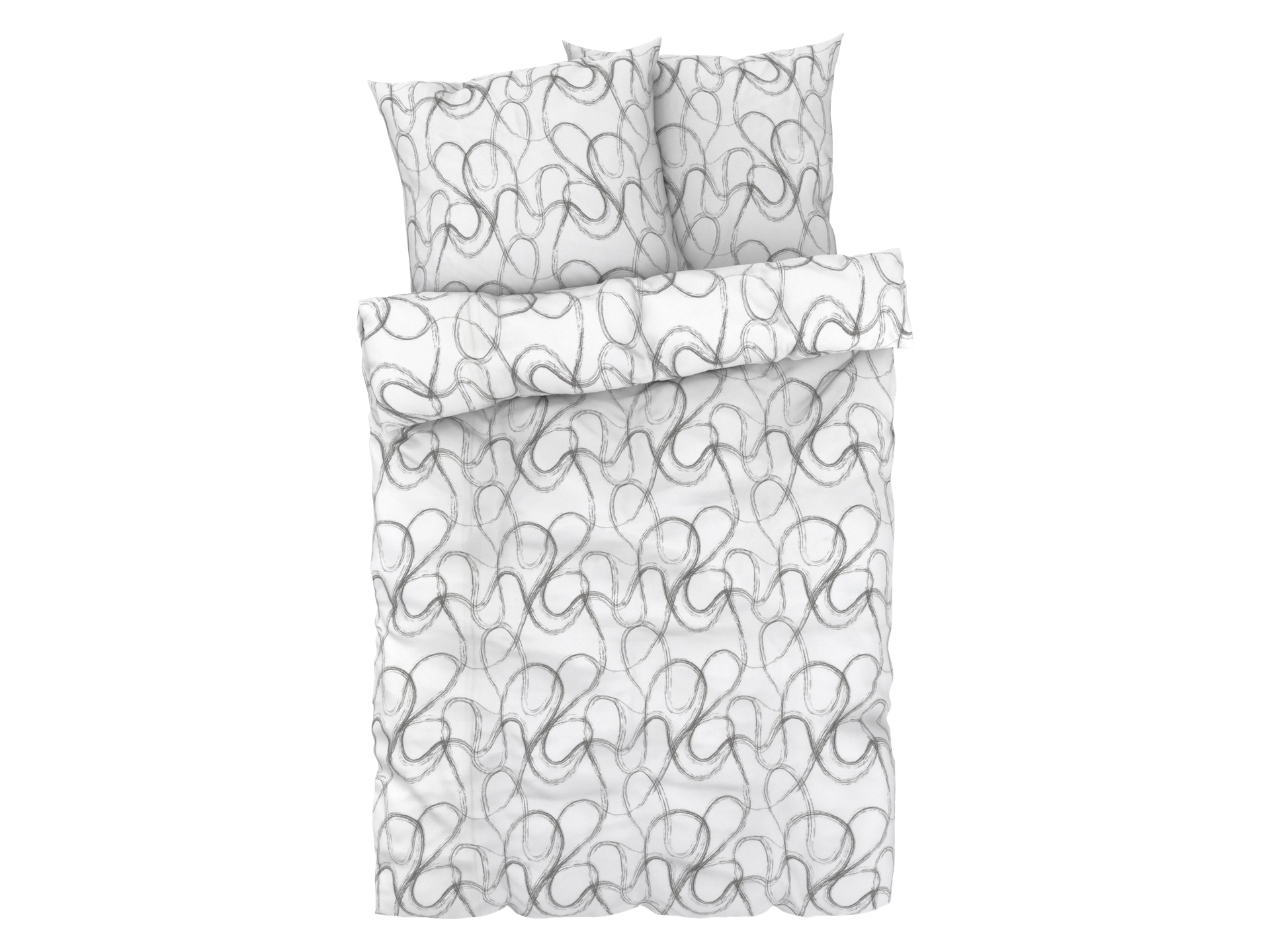 LIVARNO home Pościel, 220 x 200 cm (Wzór geometryczny)