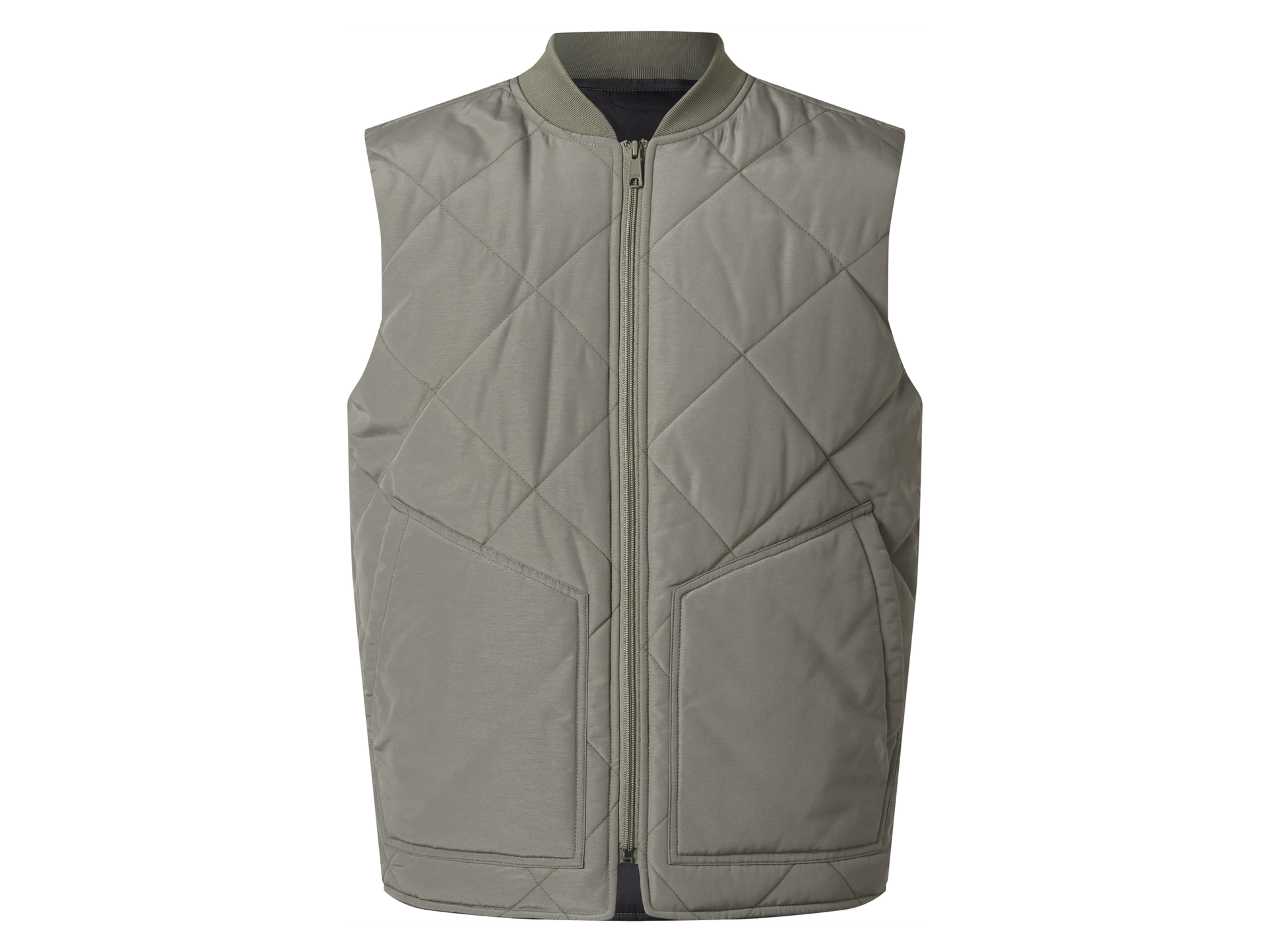 esmara Men Kamizelka męska, wiatroodporna (Khaki, M (48/50))