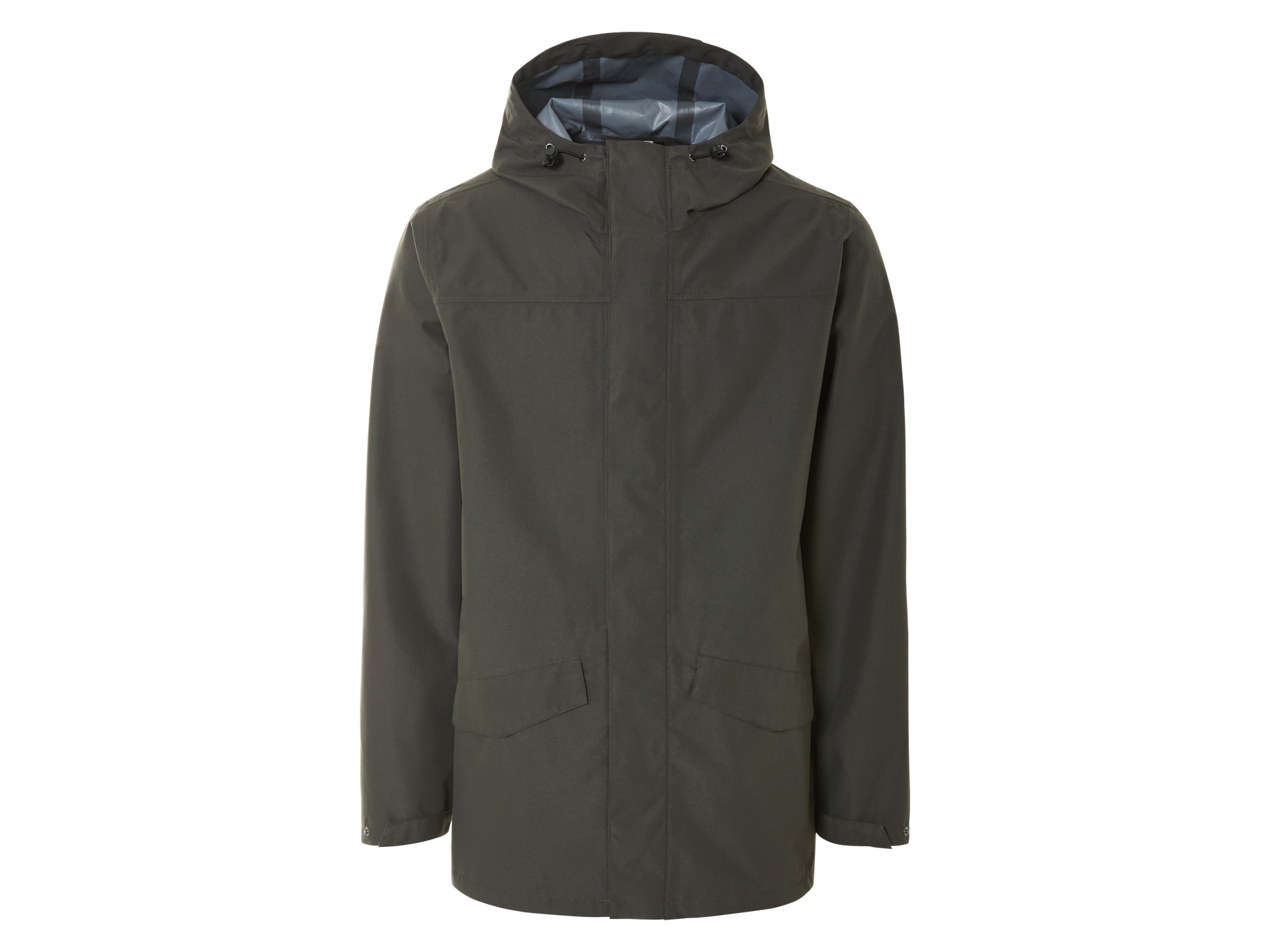 esmara Men Parka przeciwdeszczowa męska (Khaki, L (52-54))