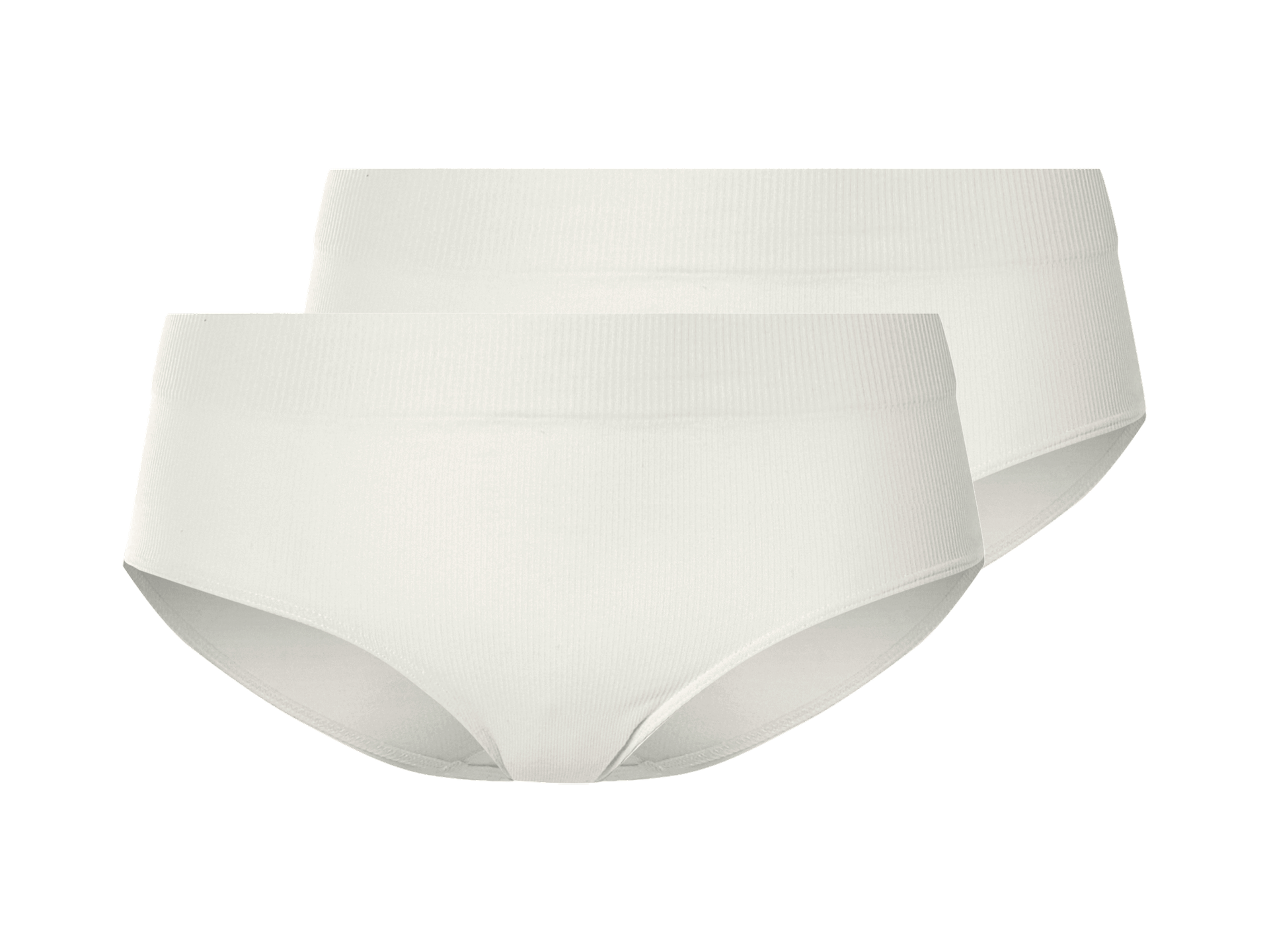 esmara® Figi hipster damskie, 2 pary (Biały, M(40/42))