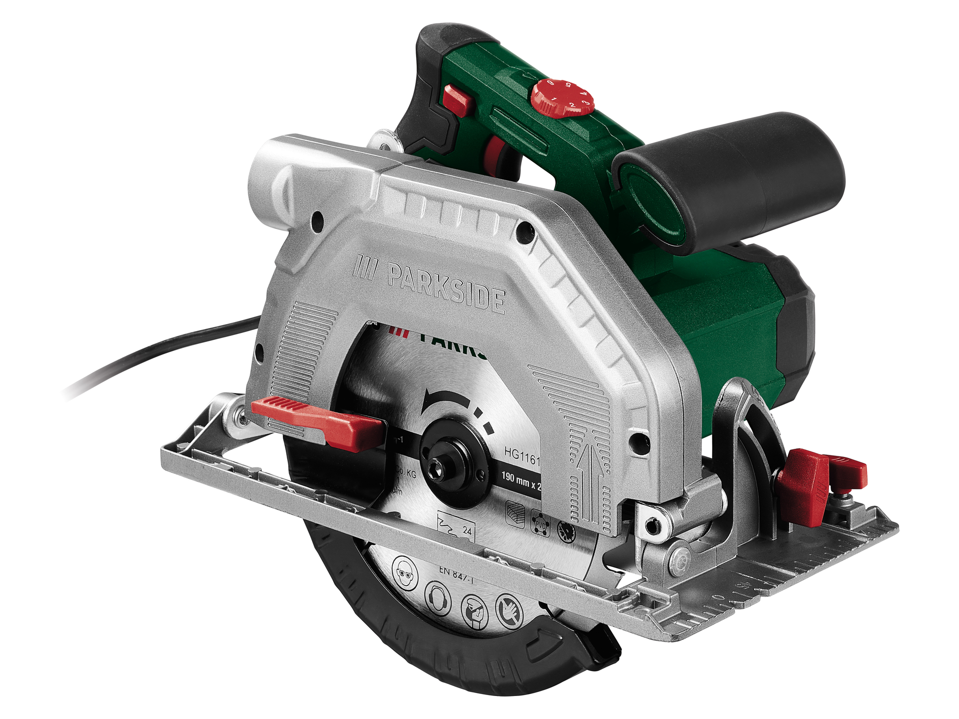 PARKSIDE® Piła tarczowa ręczna, 1350 W, PHKS 1350 E4