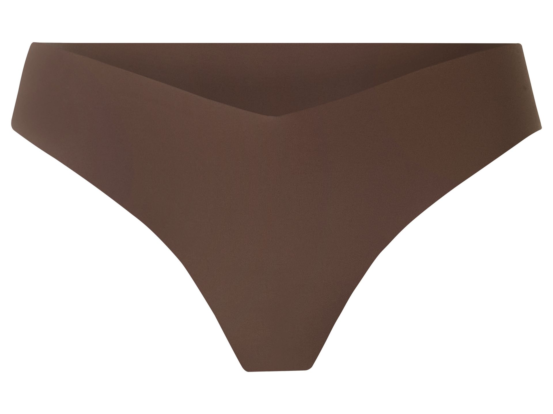 esmara® Stringi damskie cięte laserowo, 3 pary (Brązowy, L(44/46))