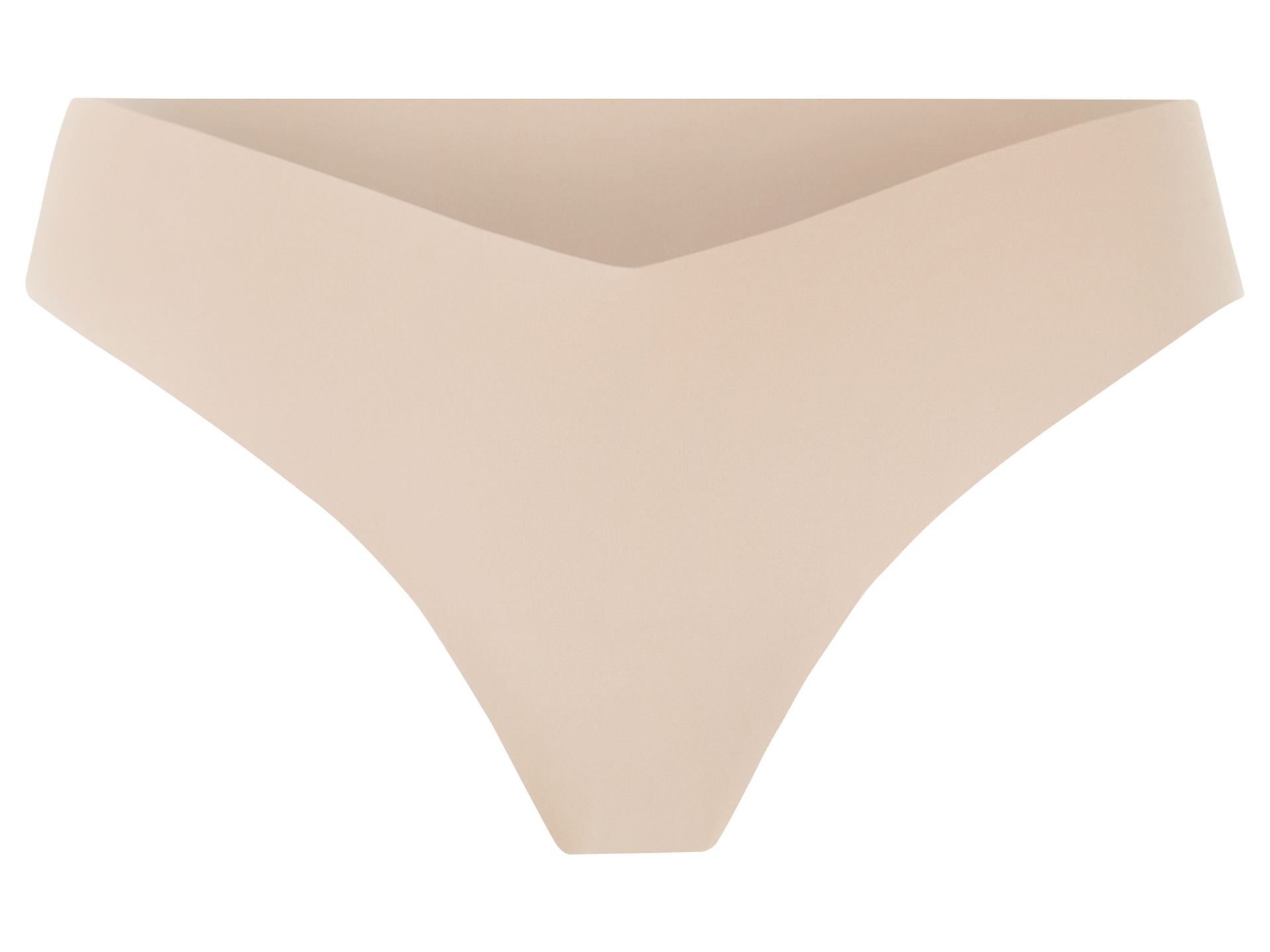 esmara® Stringi damskie cięte laserowo, 3 pary (Beżowy, L(44/46))