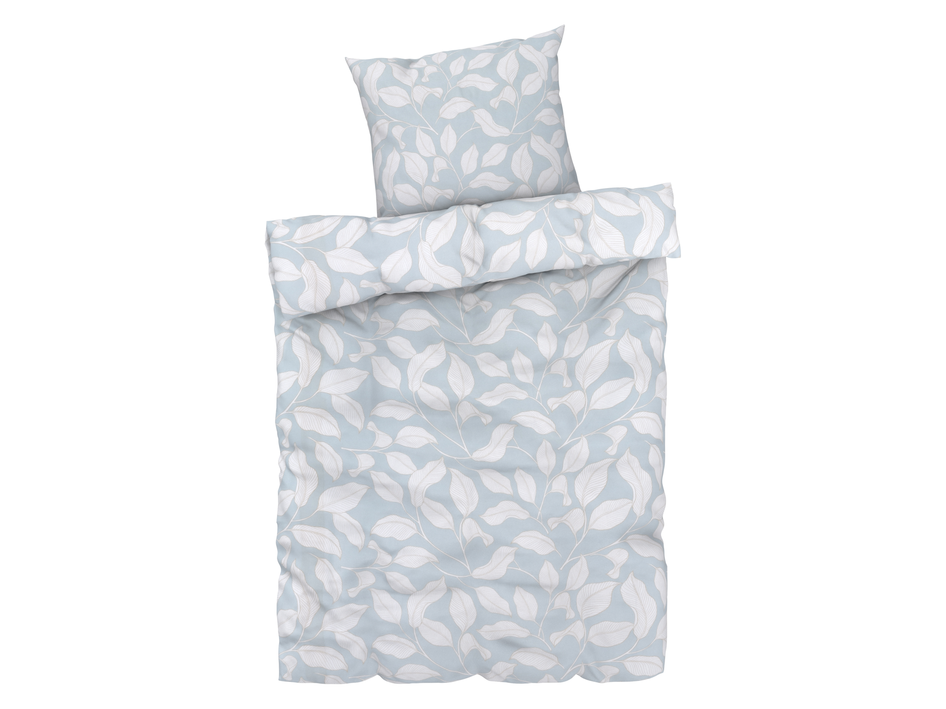 LIVARNO home Pościel z mikrowłókna satynowego, 140 x 200 cm (Miętowy)