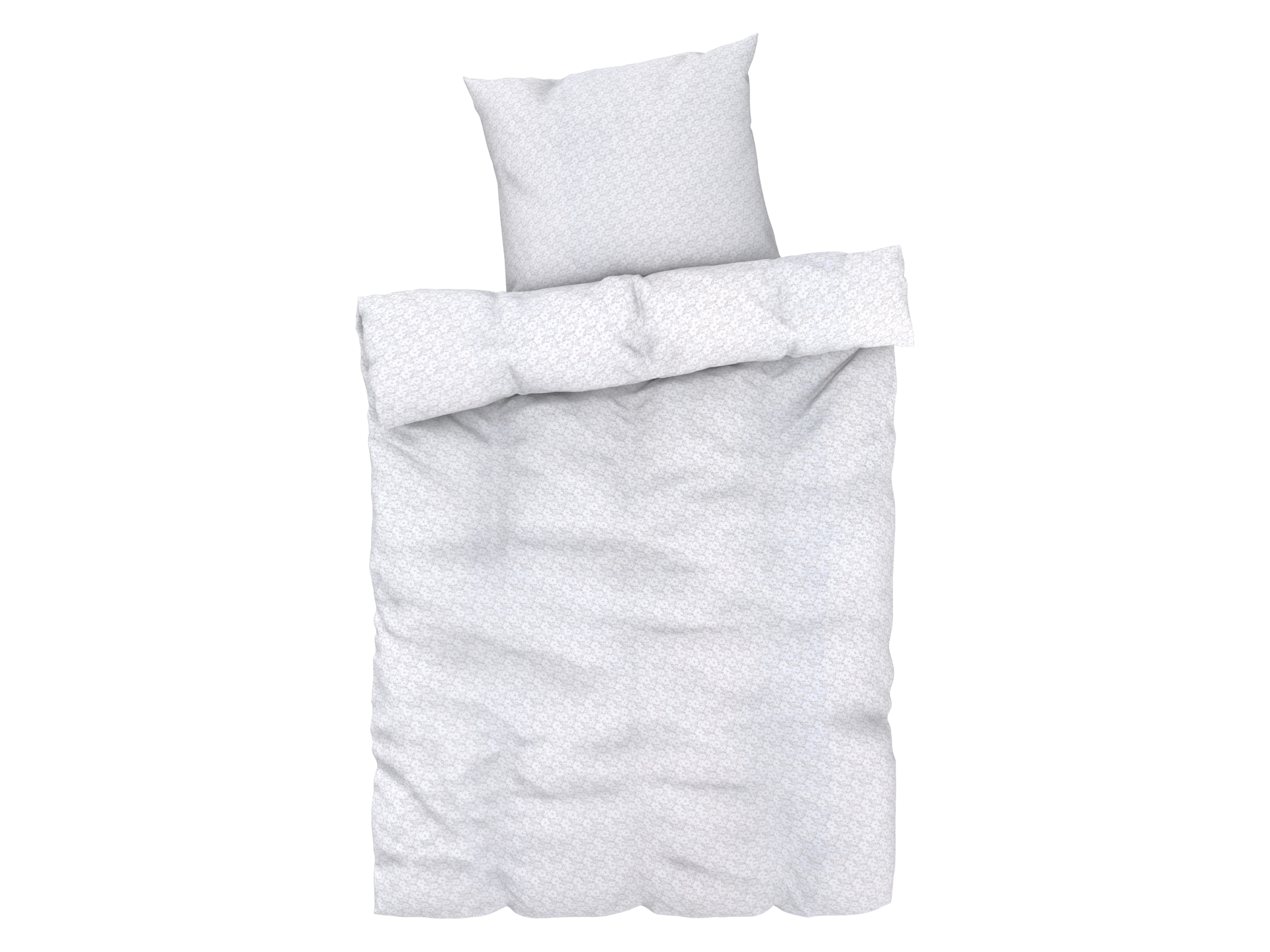 LIVARNO home Pościel z mikrowłókna satynowego, 140 x 200 cm (Beżowy)