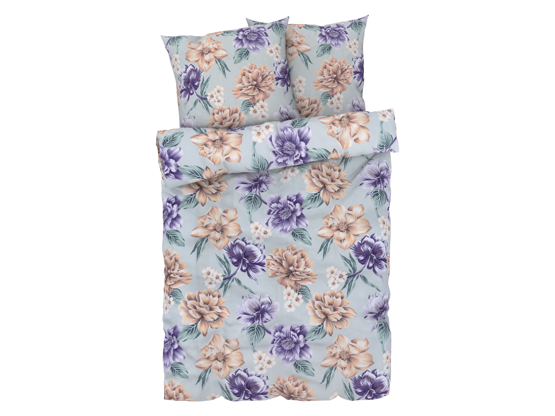 LIVARNO home Pościel z mikrowłókna satynowego, 160 x 200 cm (Kolorowy)