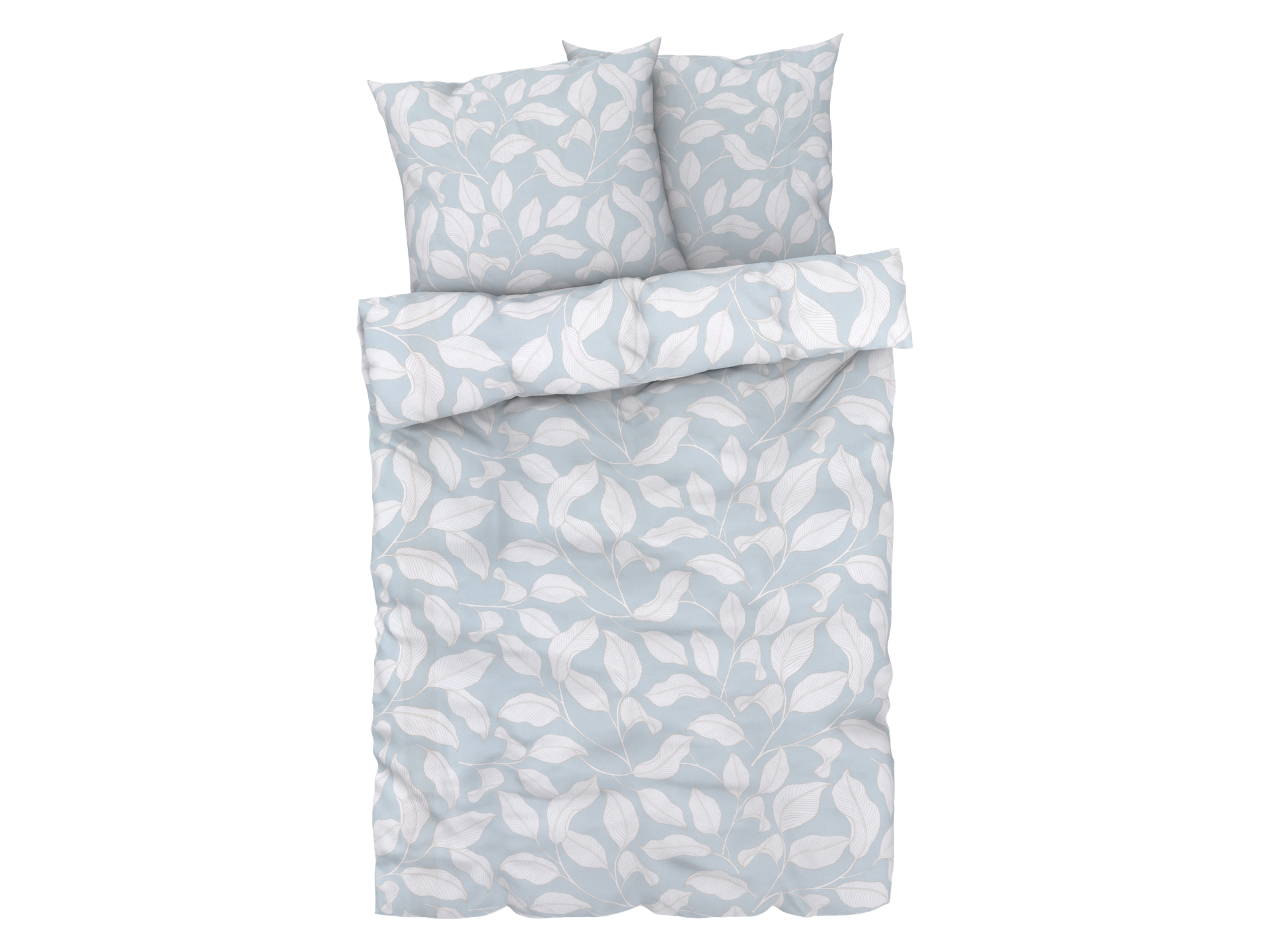 LIVARNO home Pościel z mikrowłókna satynowego, 160 x 200 cm (Miętowy)