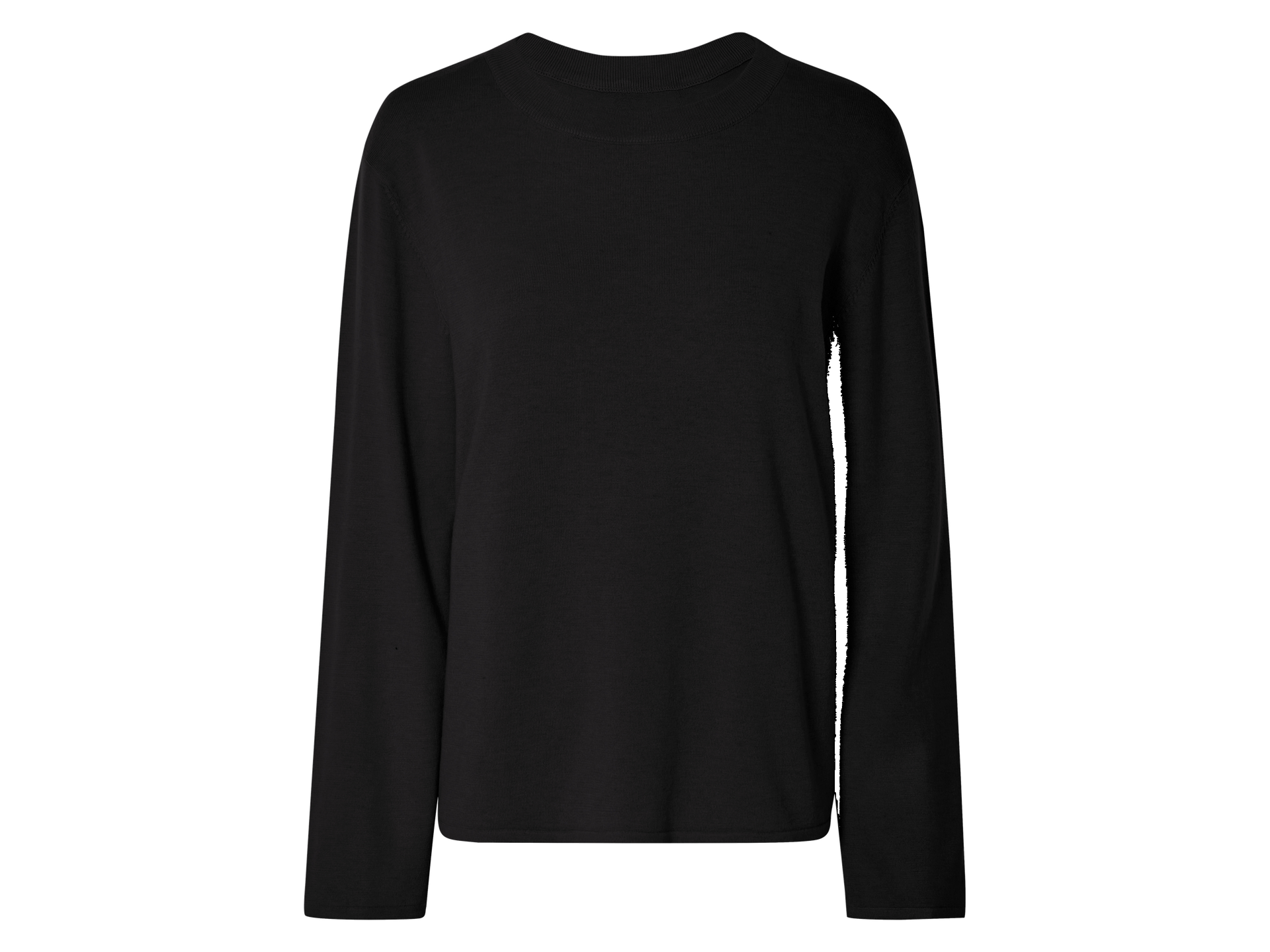 esmara® Sweter damski z cienkiej dzianiny (Czarny, M(40/42))