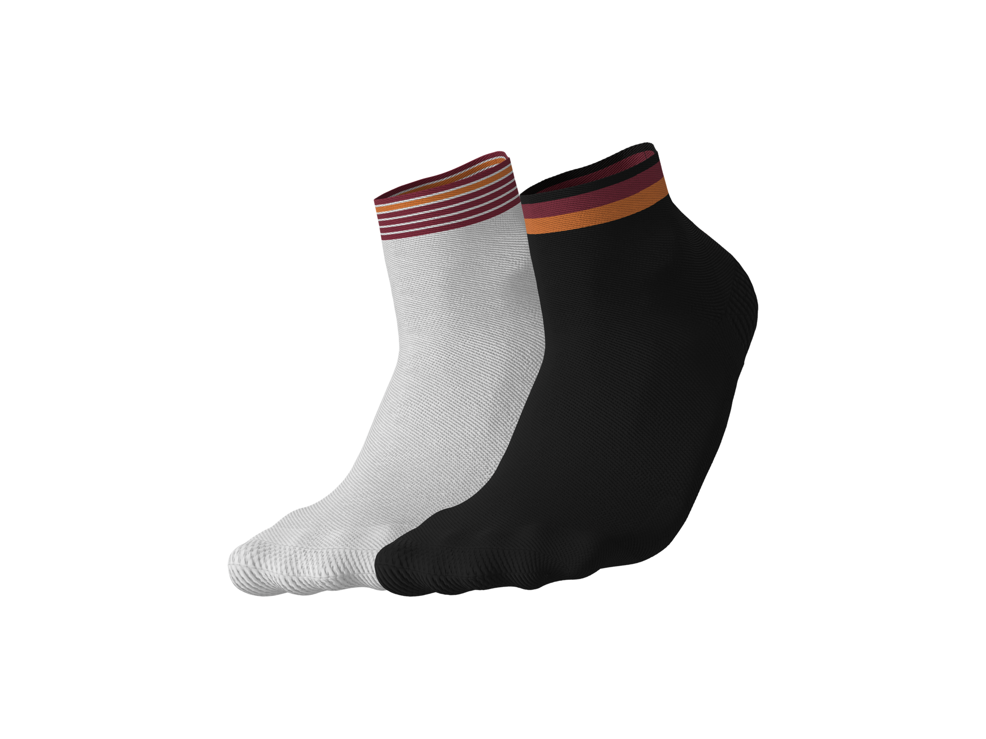 CRIVIT Skarpetki rowerowe damskie lub męskie (biały/czarny/pomarańczowy, 39/40)