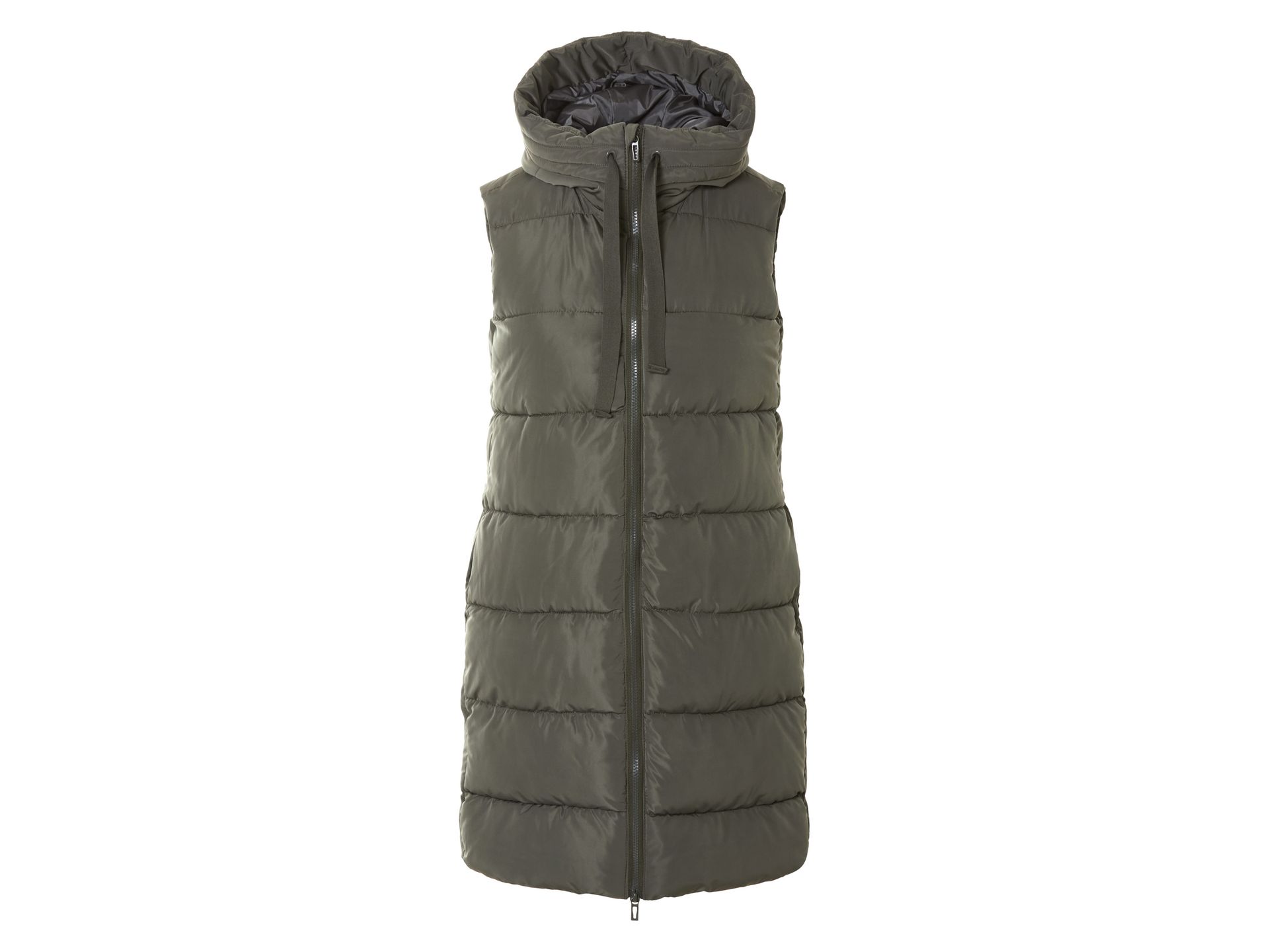 esmara® Kamizelka pikowana damska (Oliwkowy, XS (32/34))