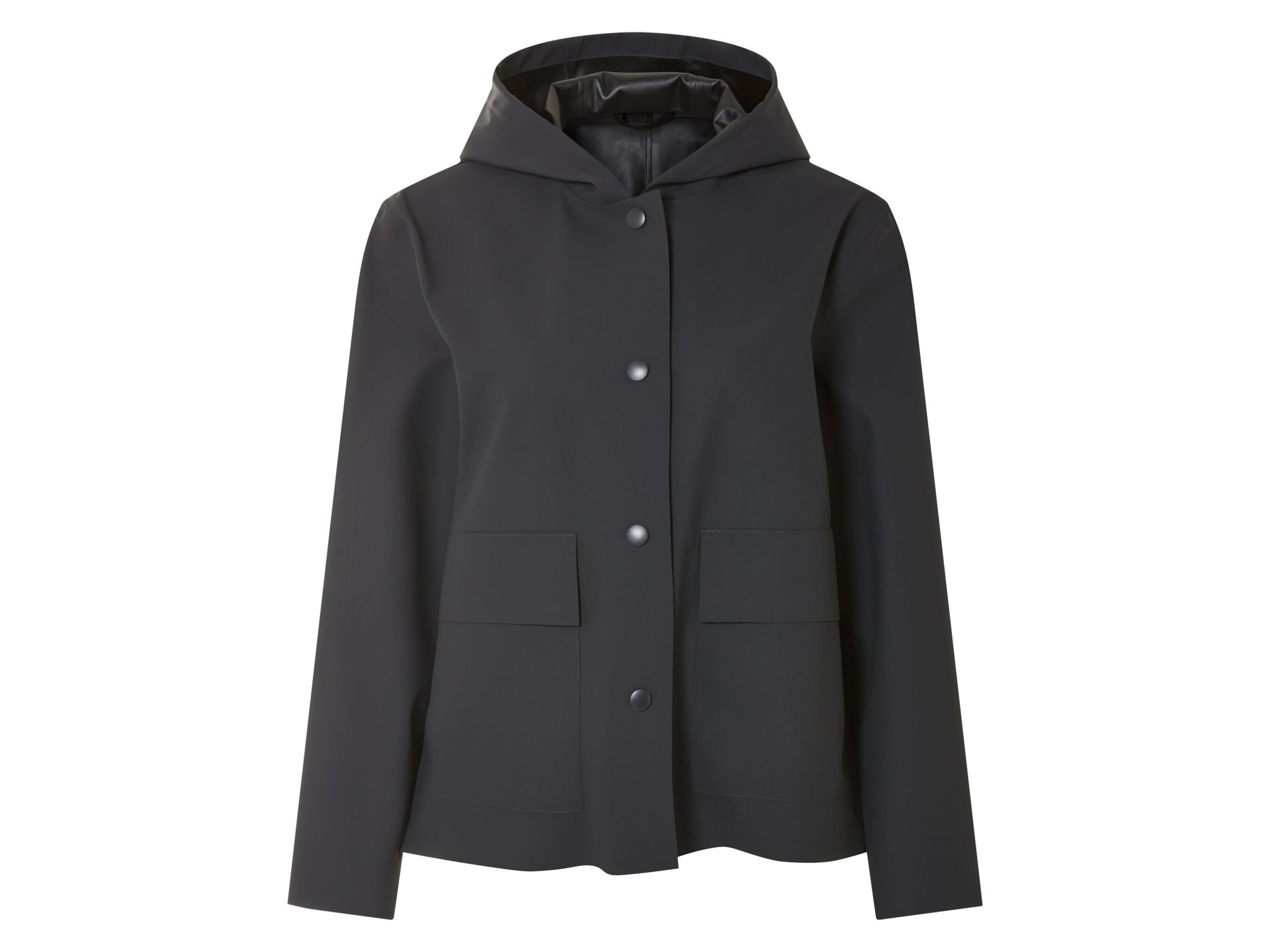 esmara® Kurtka przeciwdeszczowa damska, wiatro- i wodoodporna (Antracytowy, XS (32/34))