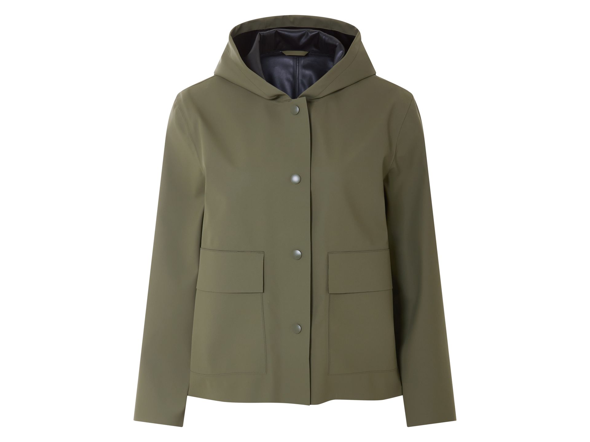 esmara® Kurtka przeciwdeszczowa damska, wiatro- i wodoodporna (Oliwkowy, M(40/42))