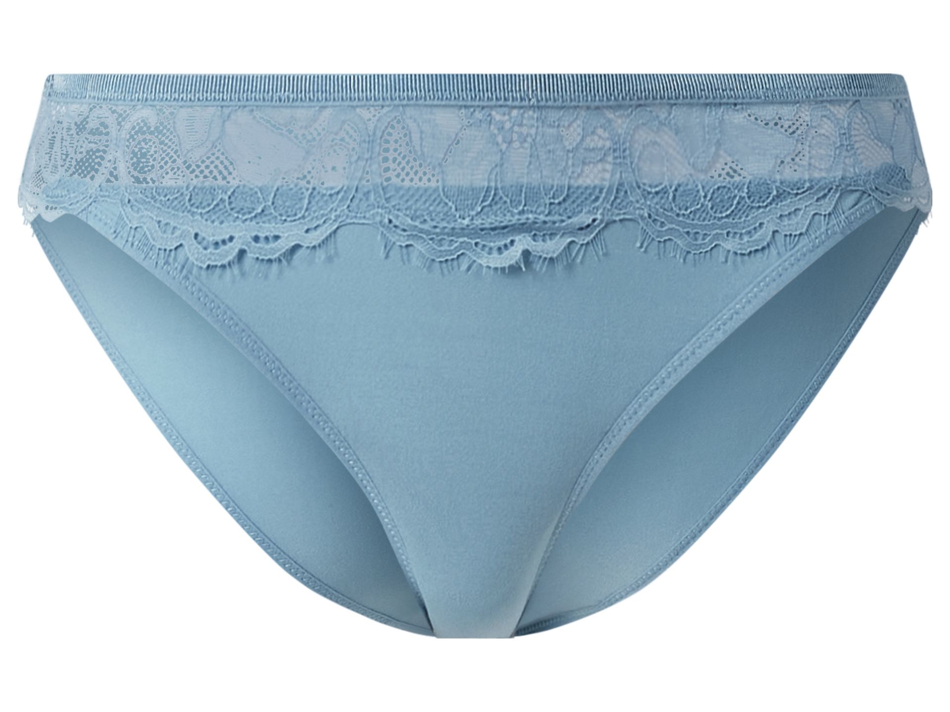 esmara® Majtki figi damskie, 2 pary (Niebieski, L(44/46))