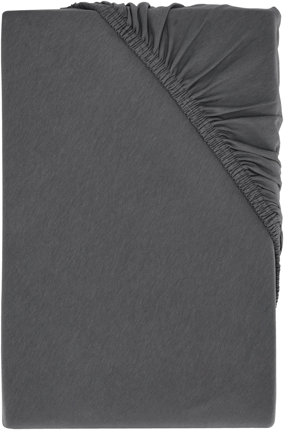 LIVARNO home Prześcieradło z bawełną na gumce, 140-160 x 200 cm (Szary)