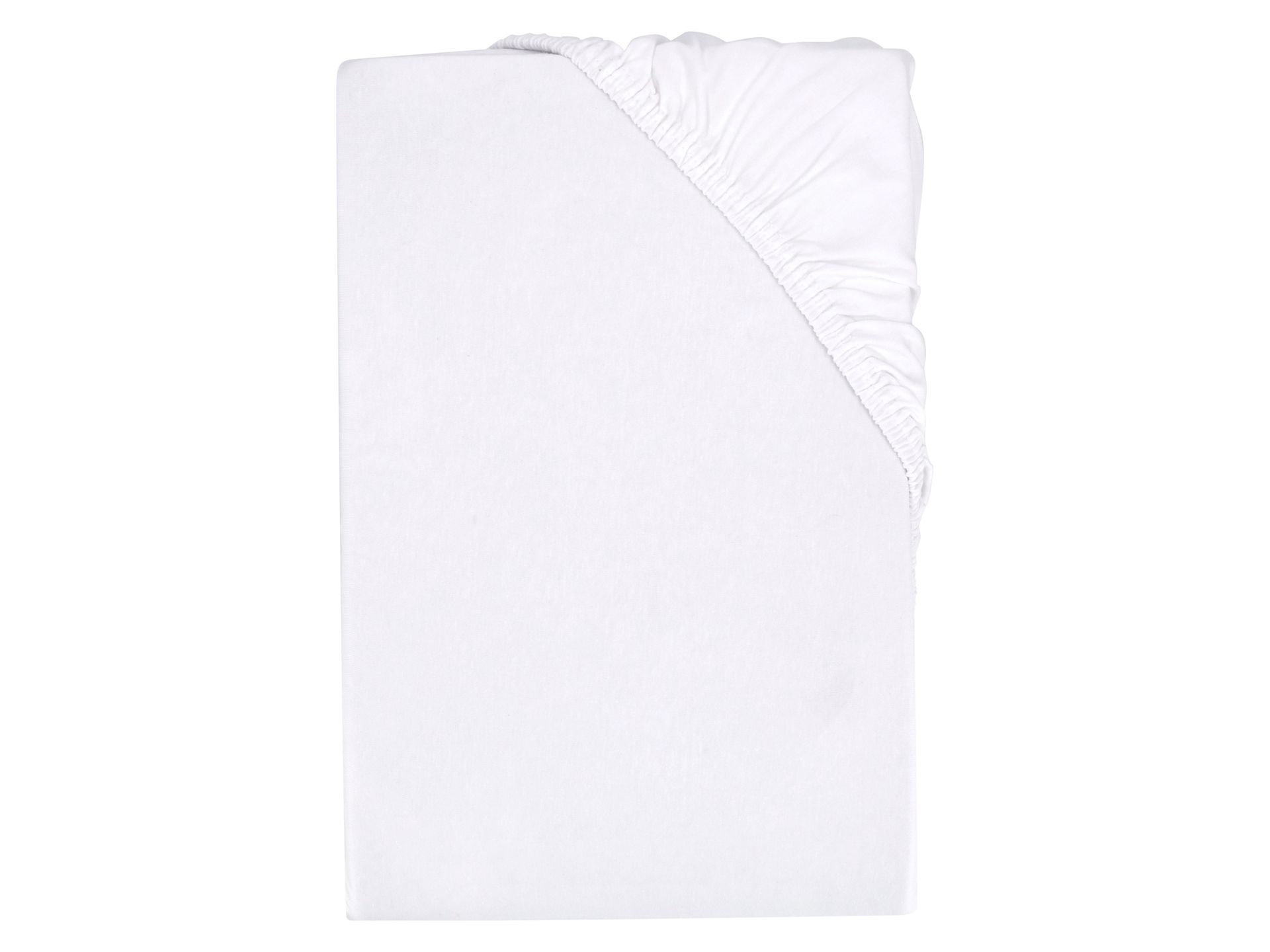 LIVARNO home Prześcieradło z gumką, 90-100 x 200 cm (Biały)