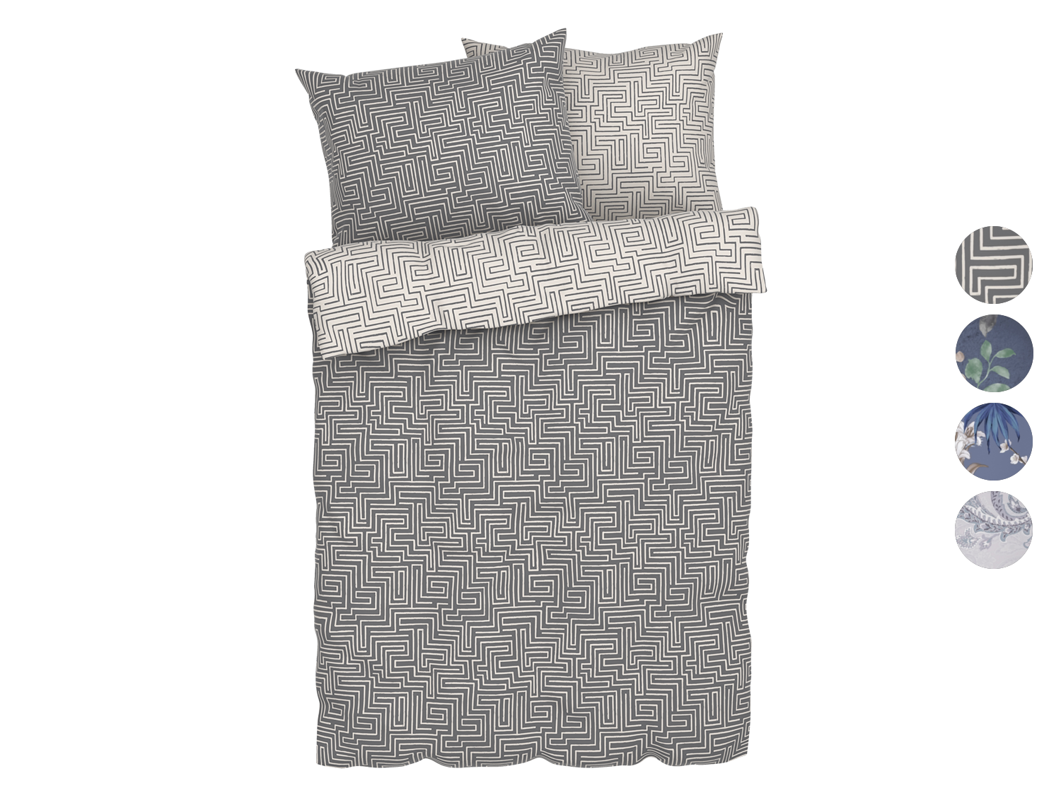 LIVARNO home Pościel z mikrofibry satynowej, 160 x 200 cm