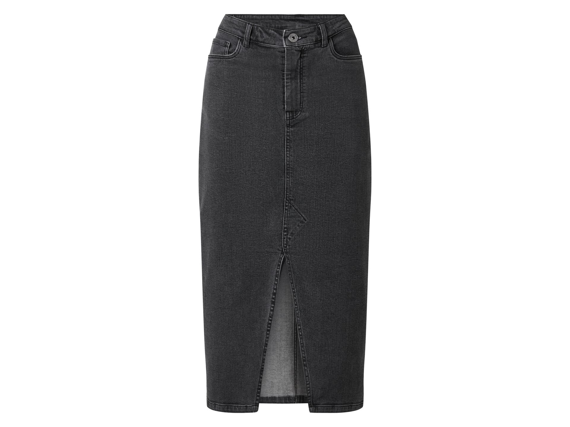 esmara® Spódnica jeansowa damska (Czarny, 36)