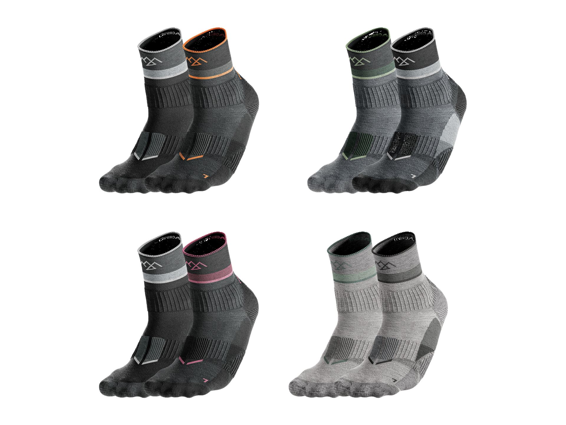 CRIVIT Skarpetki trekkingowe, 2 pary