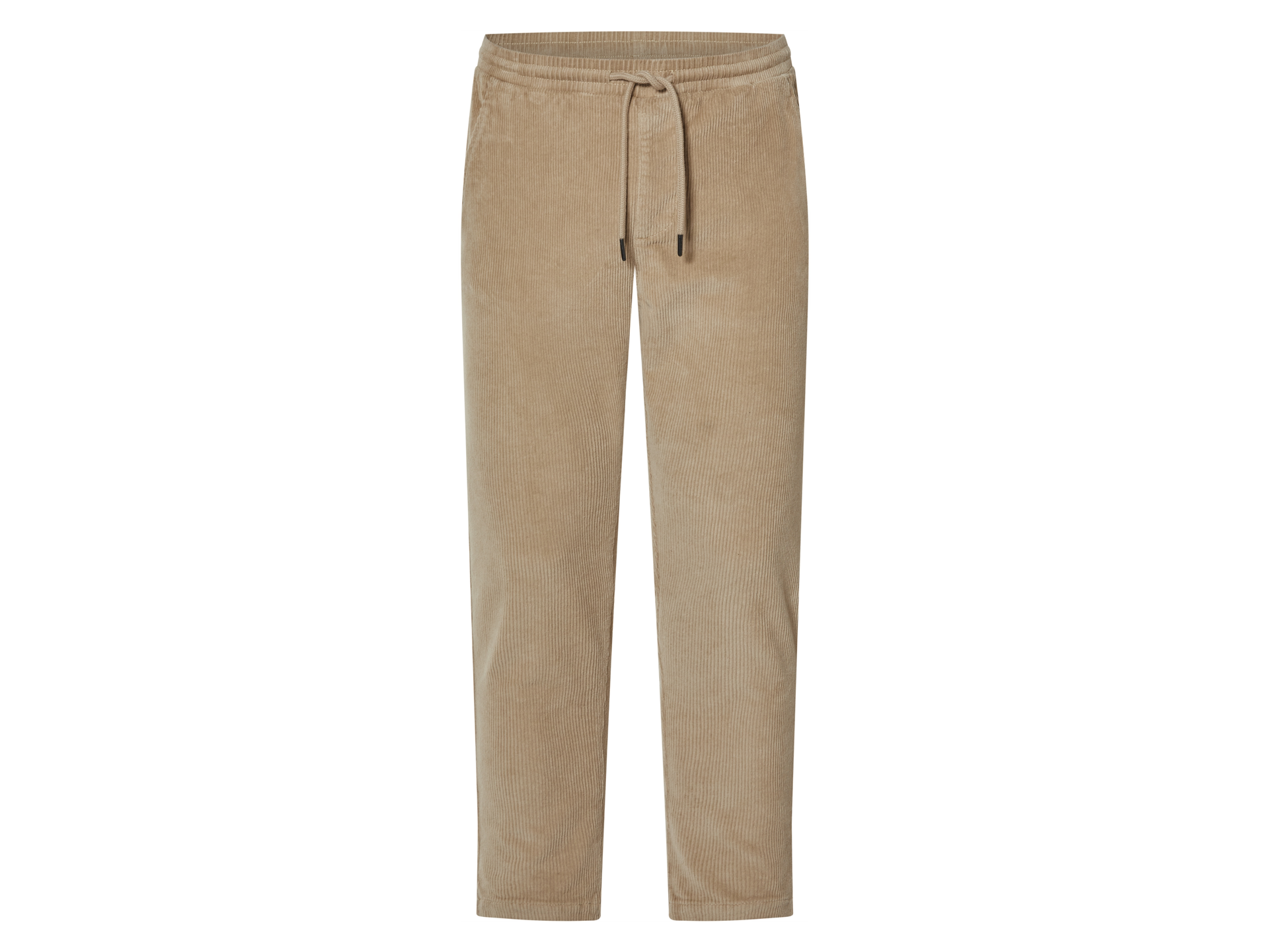 esmara Men Spodnie sztruksowe męskie, slim fit, z bawełną (Beżowy, XL (56/58))