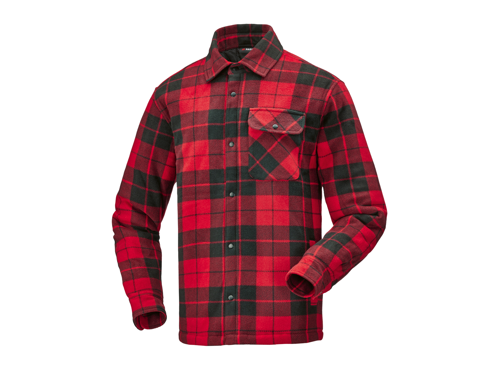 PARKSIDE® Koszula męska w kratę (Czerwony, M (48/50))